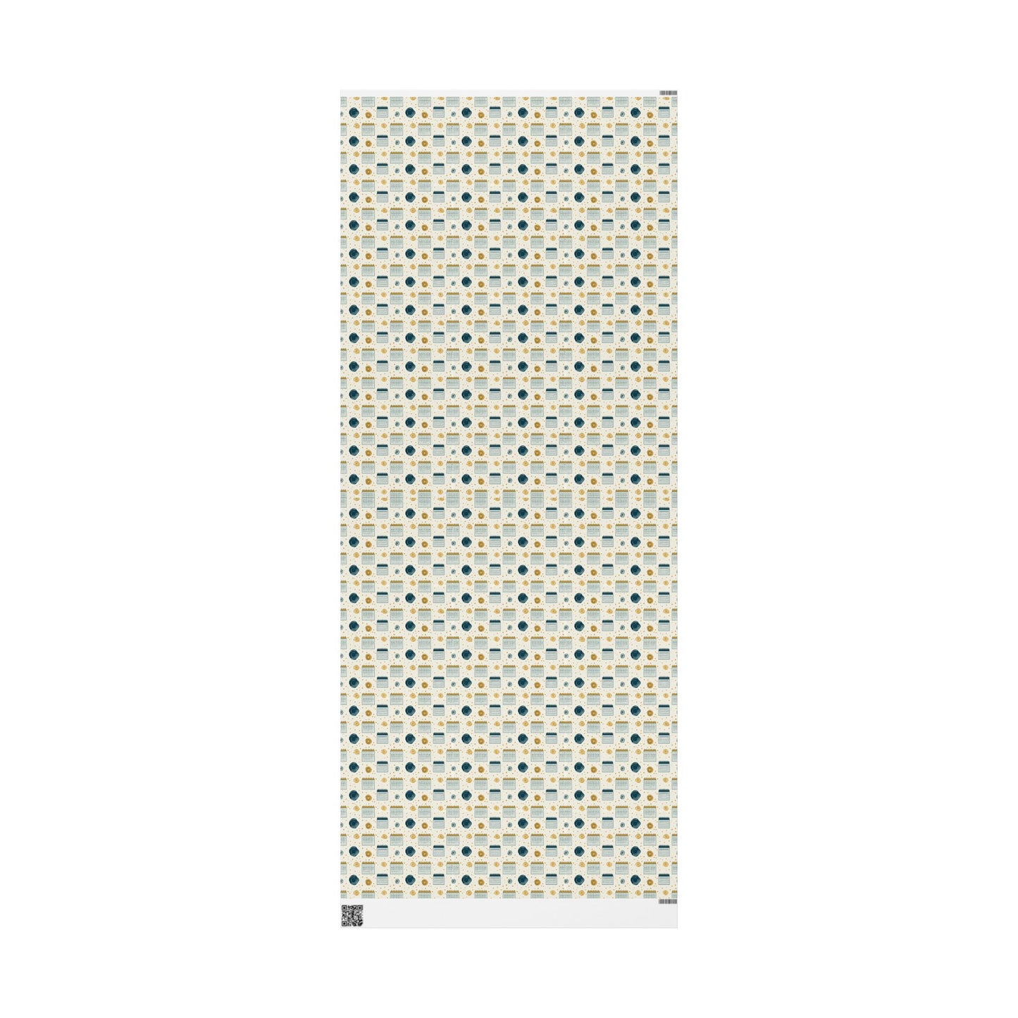 Vintage Analog Calendar Wrapping Paper