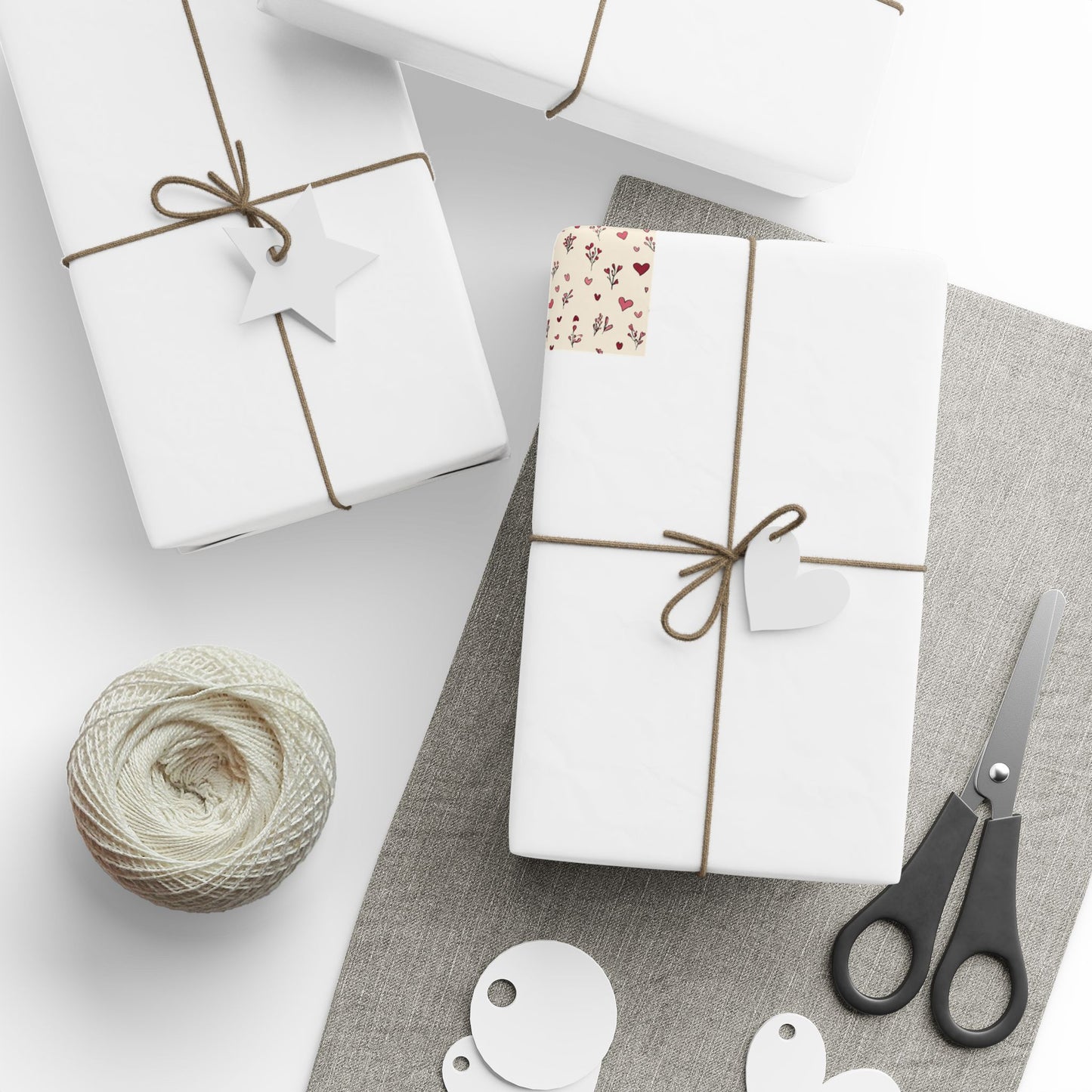 Holiday Valentine Wrapping Paper — Valentine's Pattern
