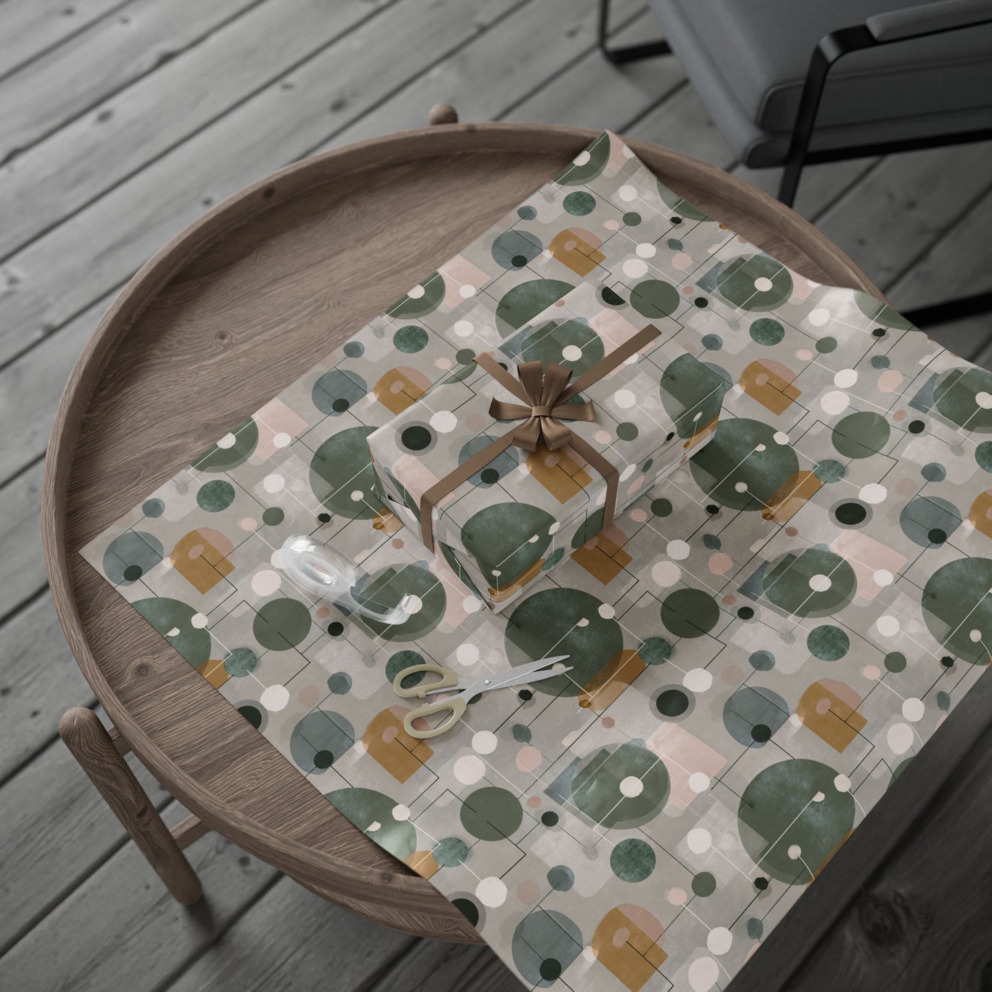 Flowchart Pattern Wrapping Paper — Process No. 003