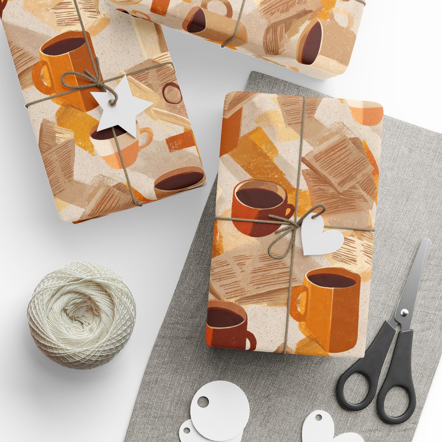 Newspaper Typography Pattern Wrapping Paper — Edition No. 004