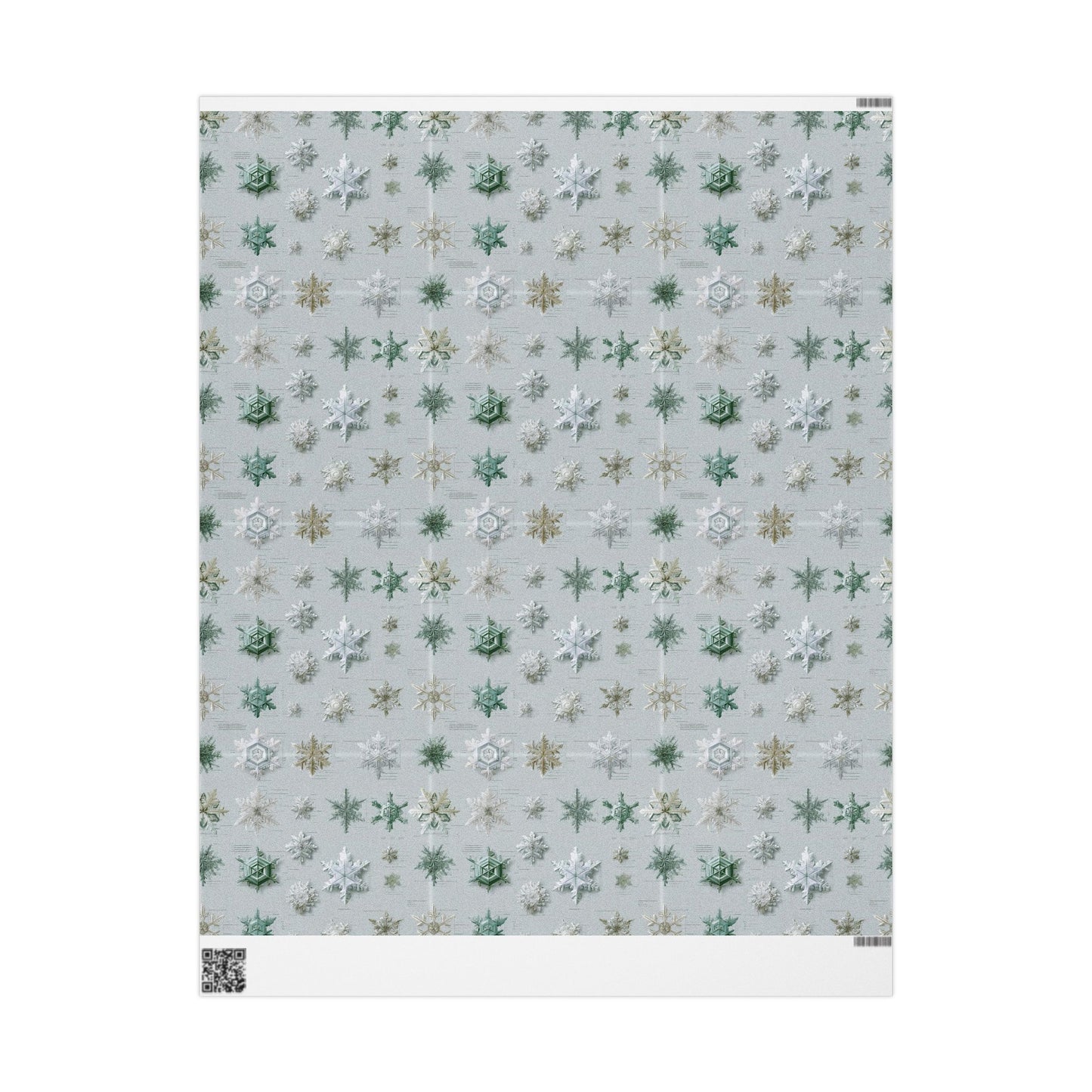 Scientific Snowflake Taxonomy Wrapping Paper