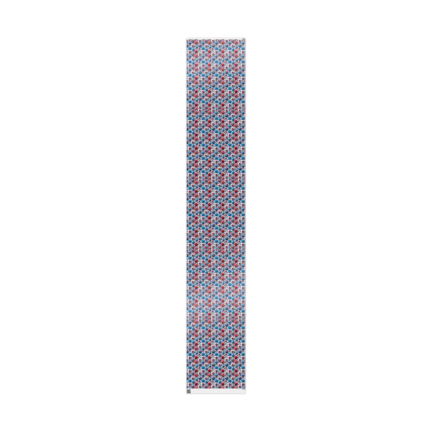 Patriotic Wrapping Paper - Red, White & Blue Stars Design