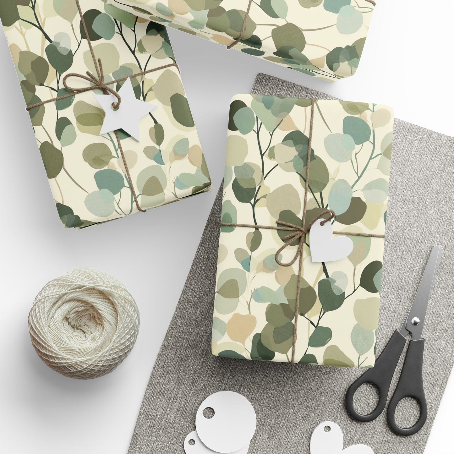 All-Season Botanical Wrapping Paper — Botanical Pattern