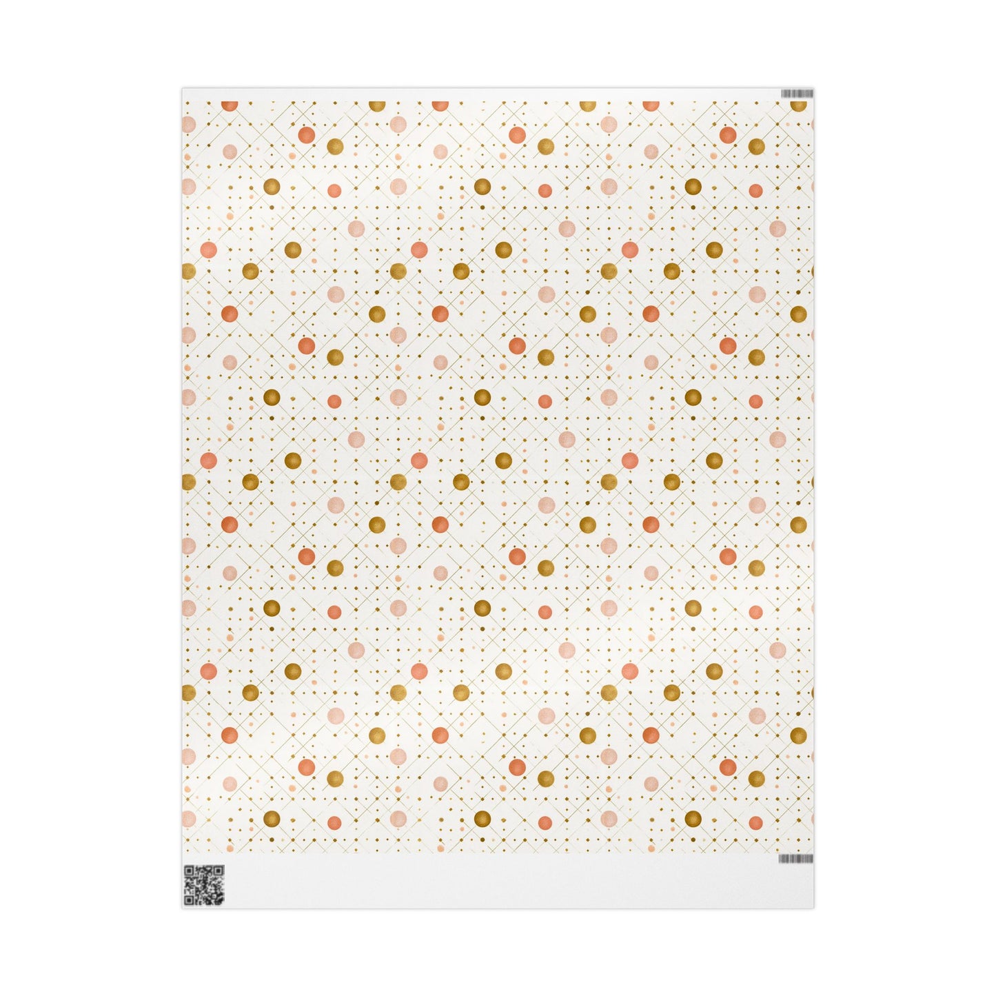 Geometric Celebration Grid Wrapping Paper