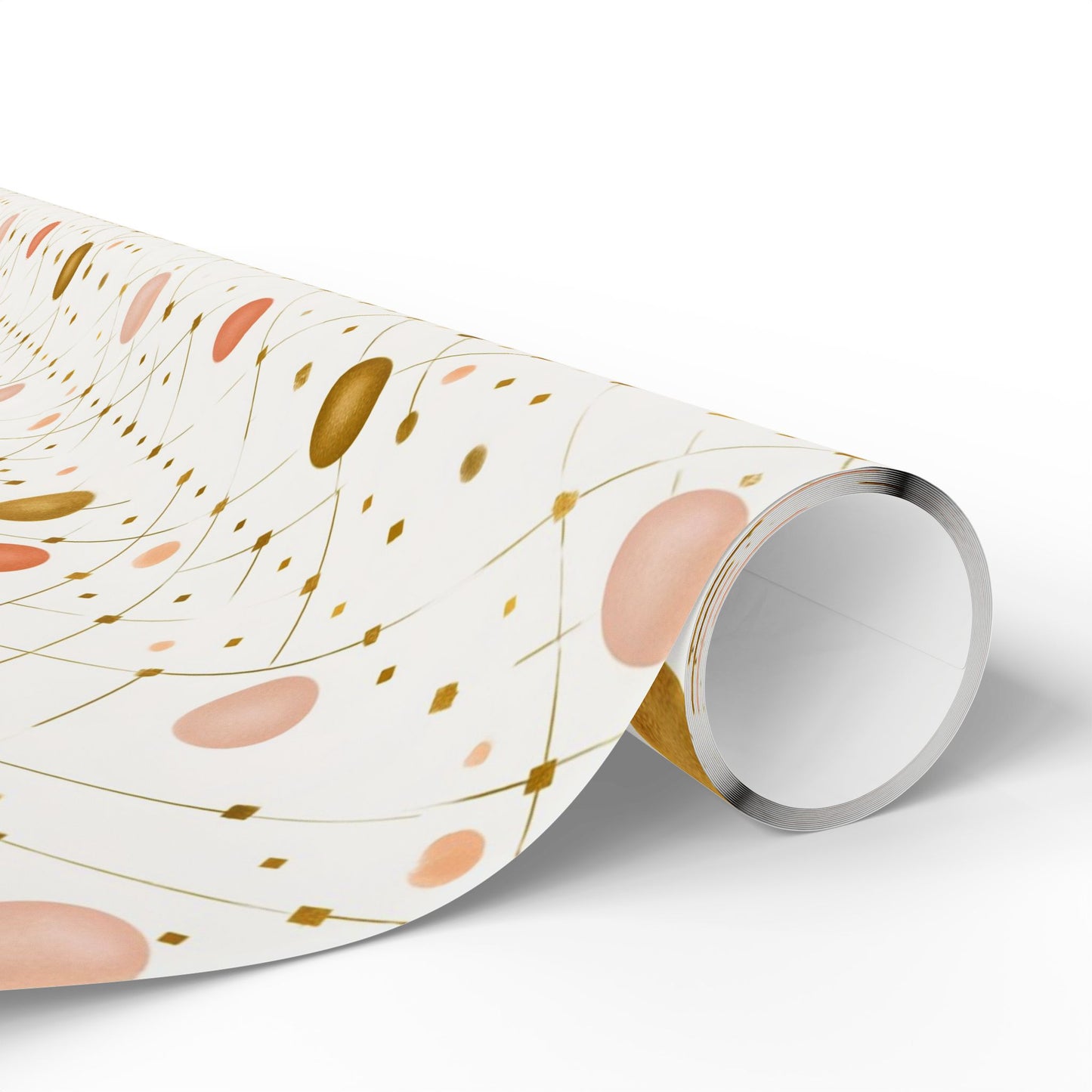 Geometric Celebration Grid Wrapping Paper