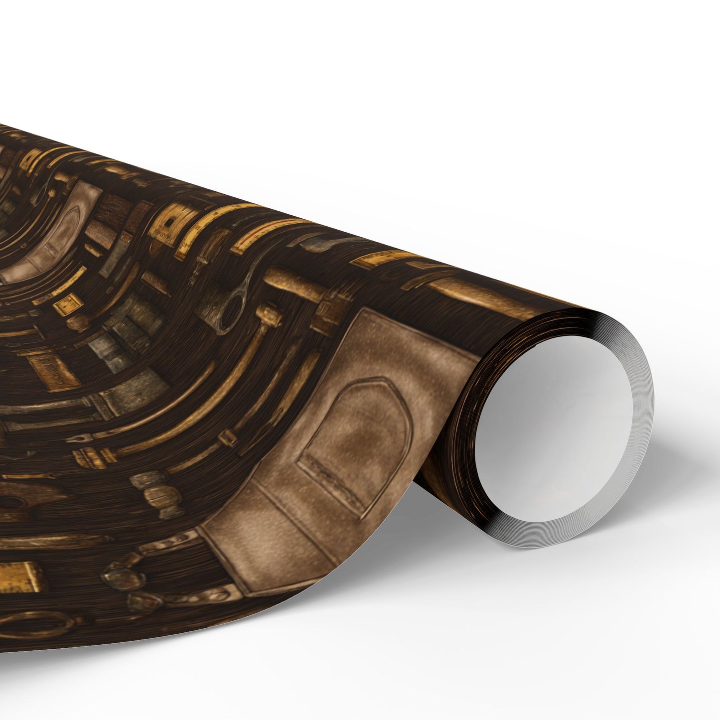 Workshop & Tools Pattern Wrapping Paper — Bench No. 004
