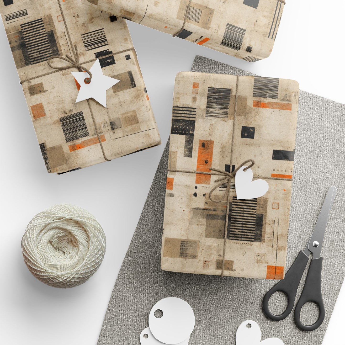 Warehouse & Industrial Pattern Wrapping Paper — Bay No. 001