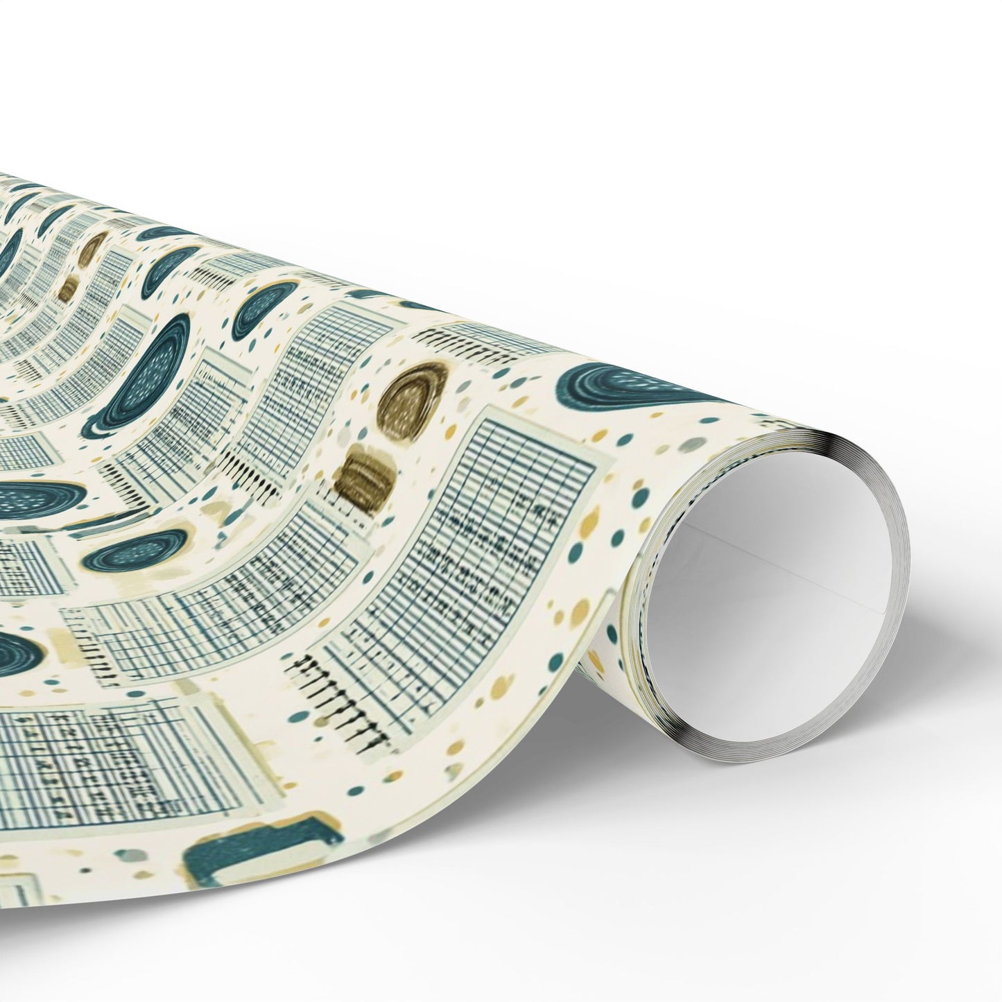 Vintage Analog Calendar Wrapping Paper