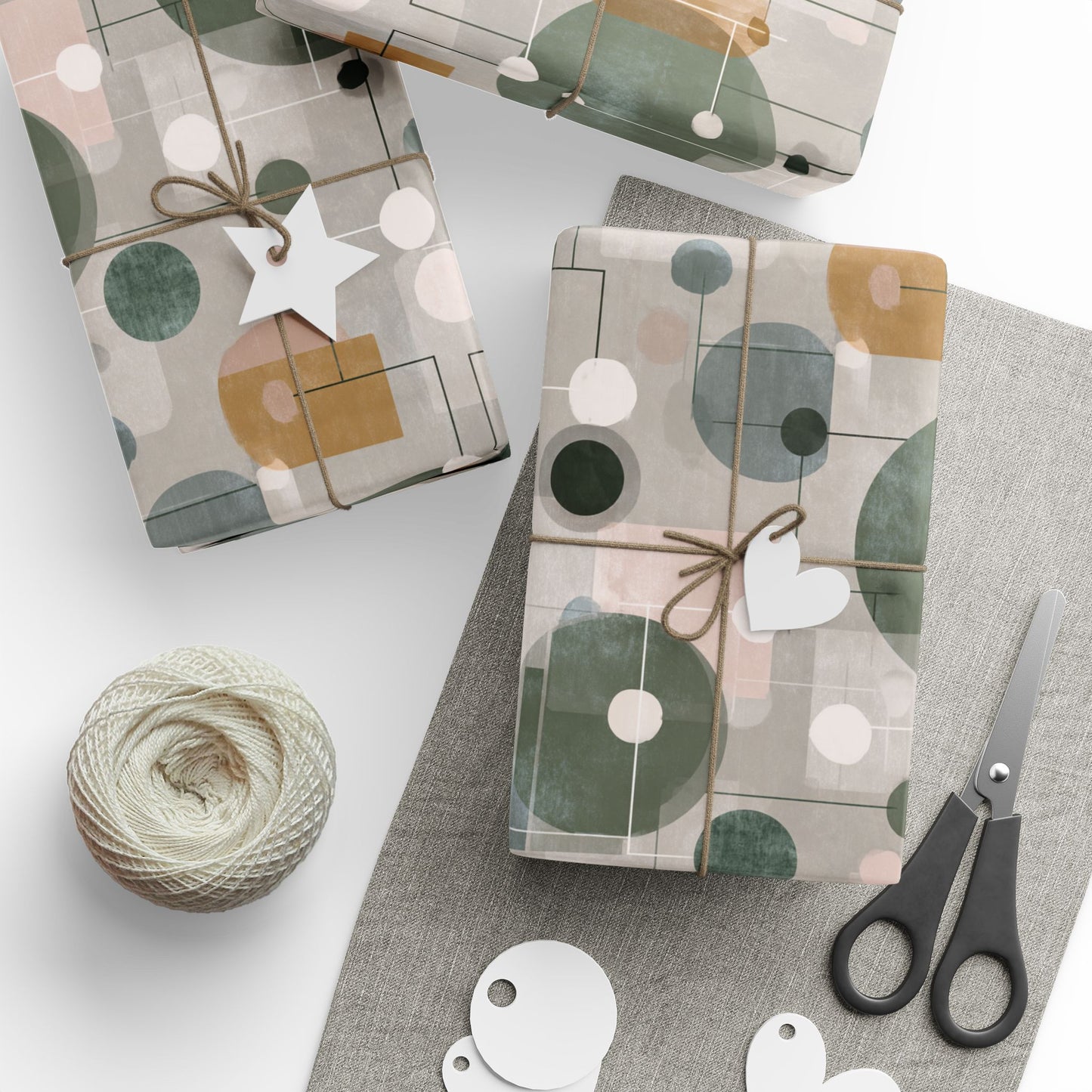 Flowchart Pattern Wrapping Paper — Process No. 003