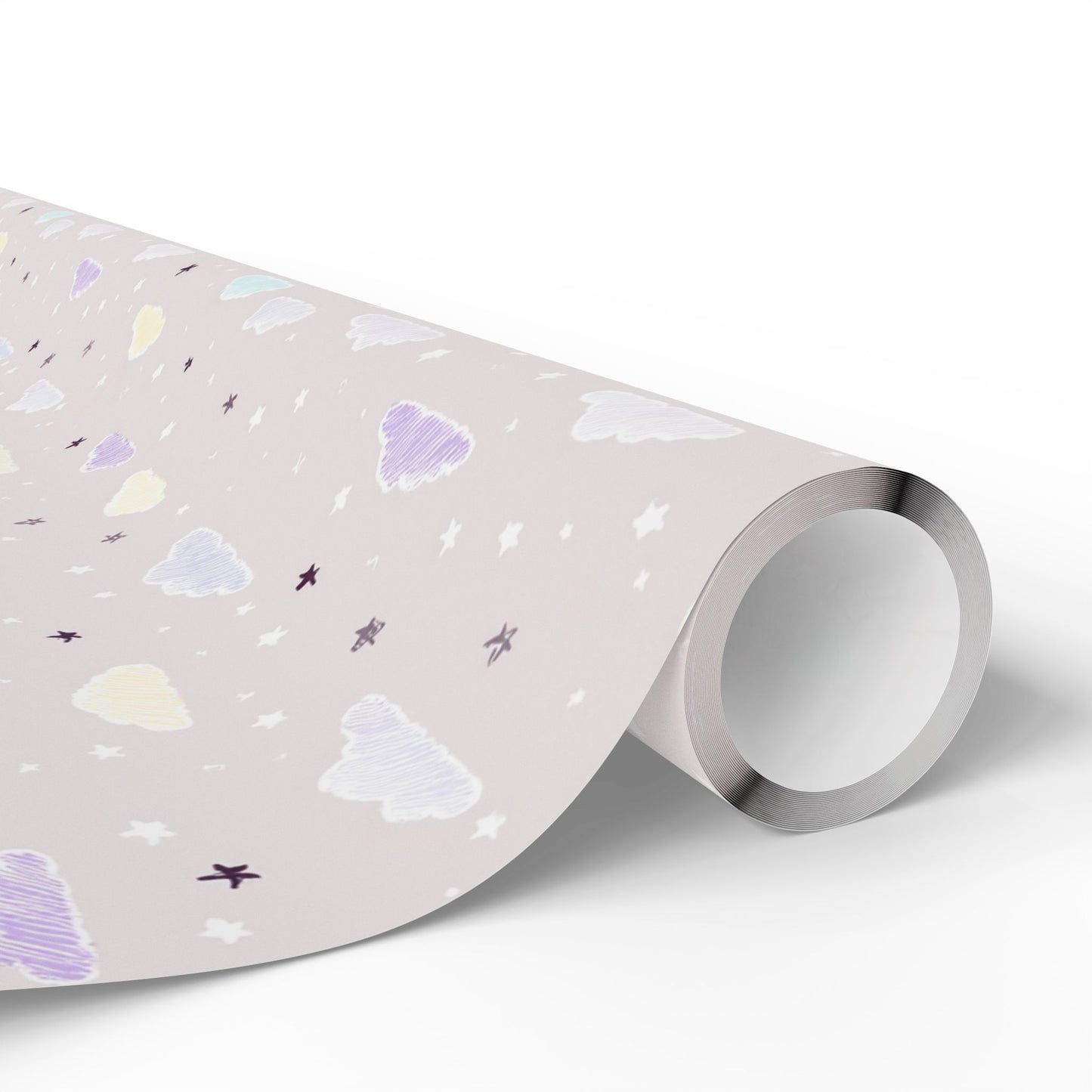 Sky & Cloud Pattern Wrapping Paper — Horizon No. 001