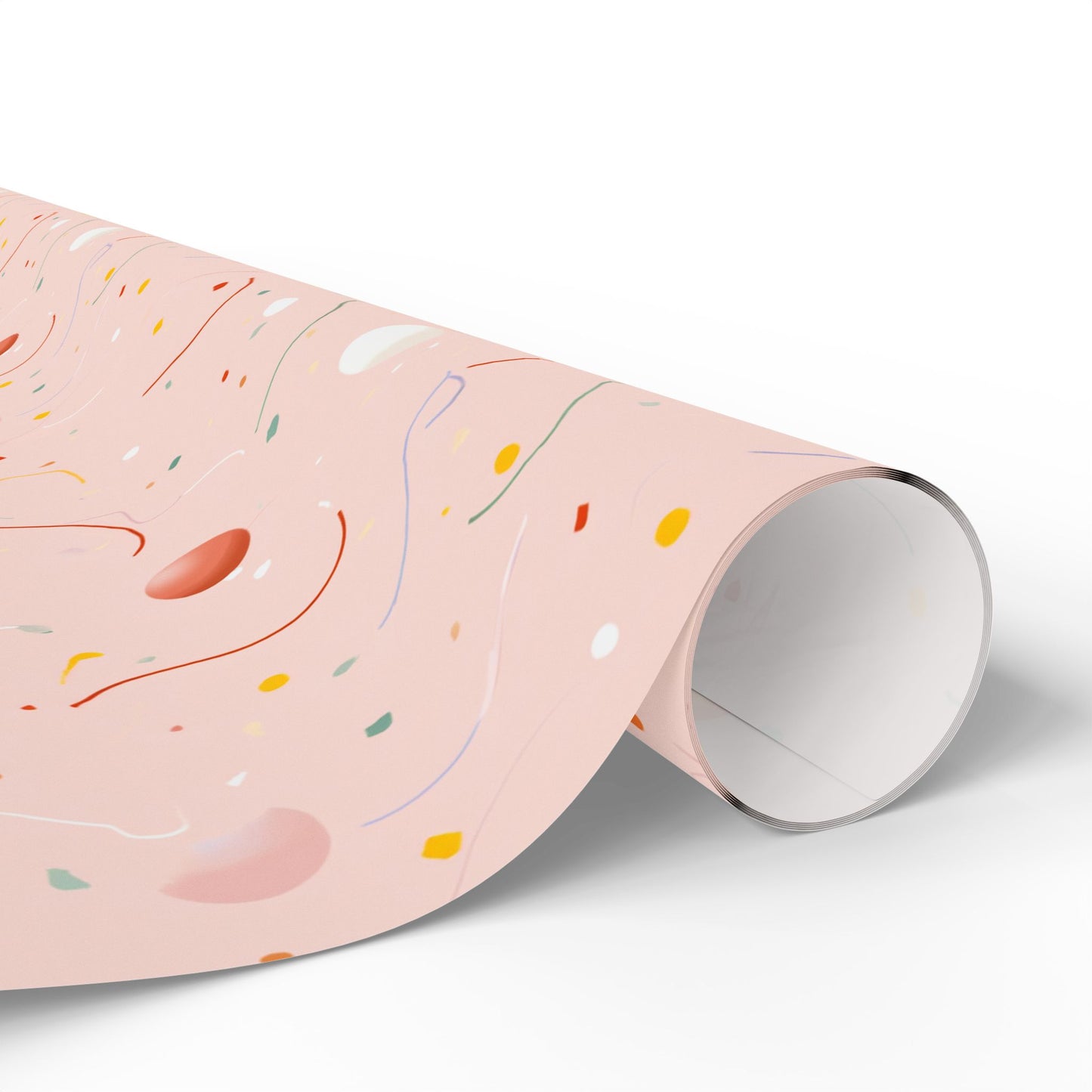 Festive Confetti & Balloon Wrapping Paper | All-Occasion Celebration Gift Wrap