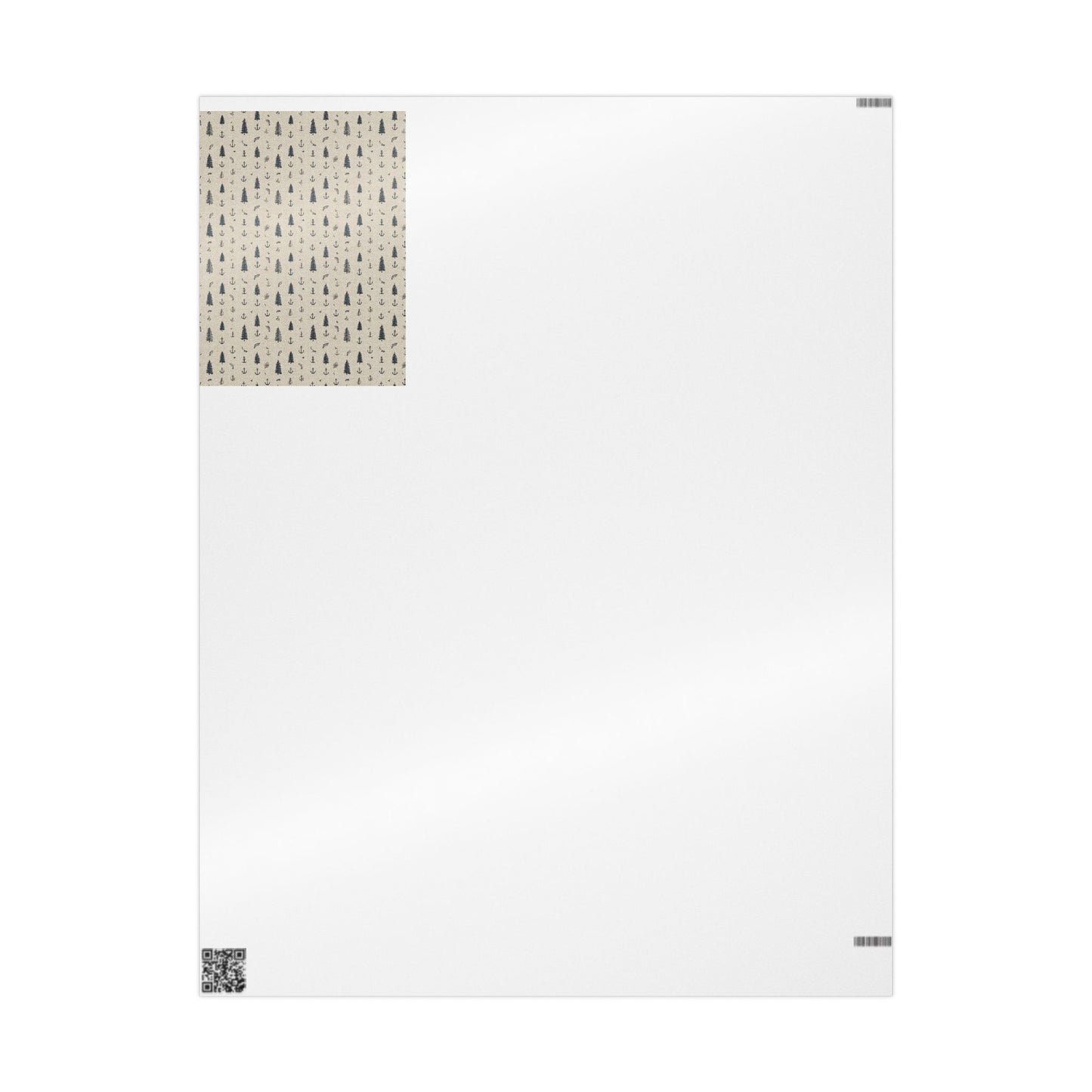 Rustic Outdoor Gift Wrap | Fishing Lures, Anchors & Pine Trees | All-Season Wrapping Paper