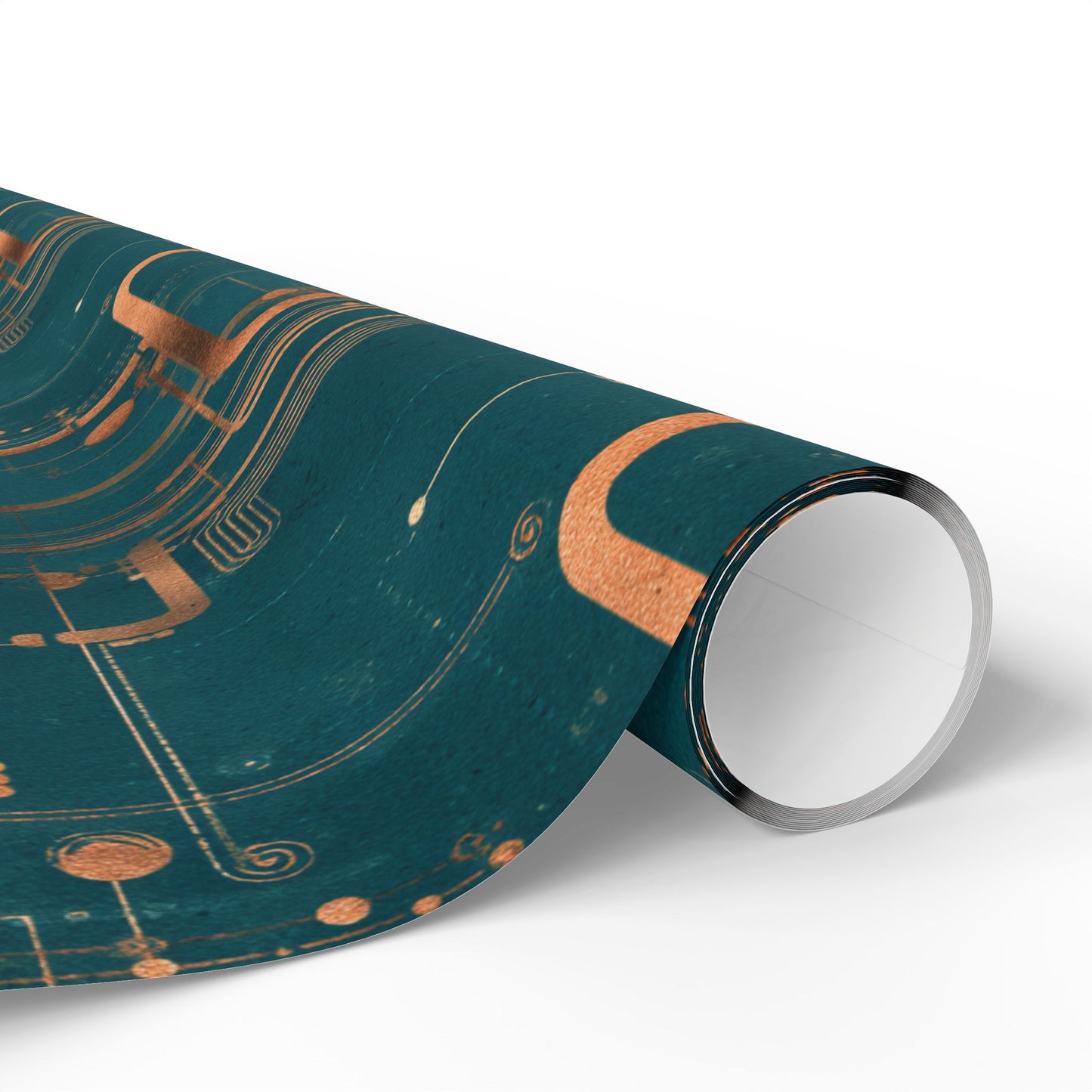 Circuit Board Pattern Wrapping Paper — Trace No. 003