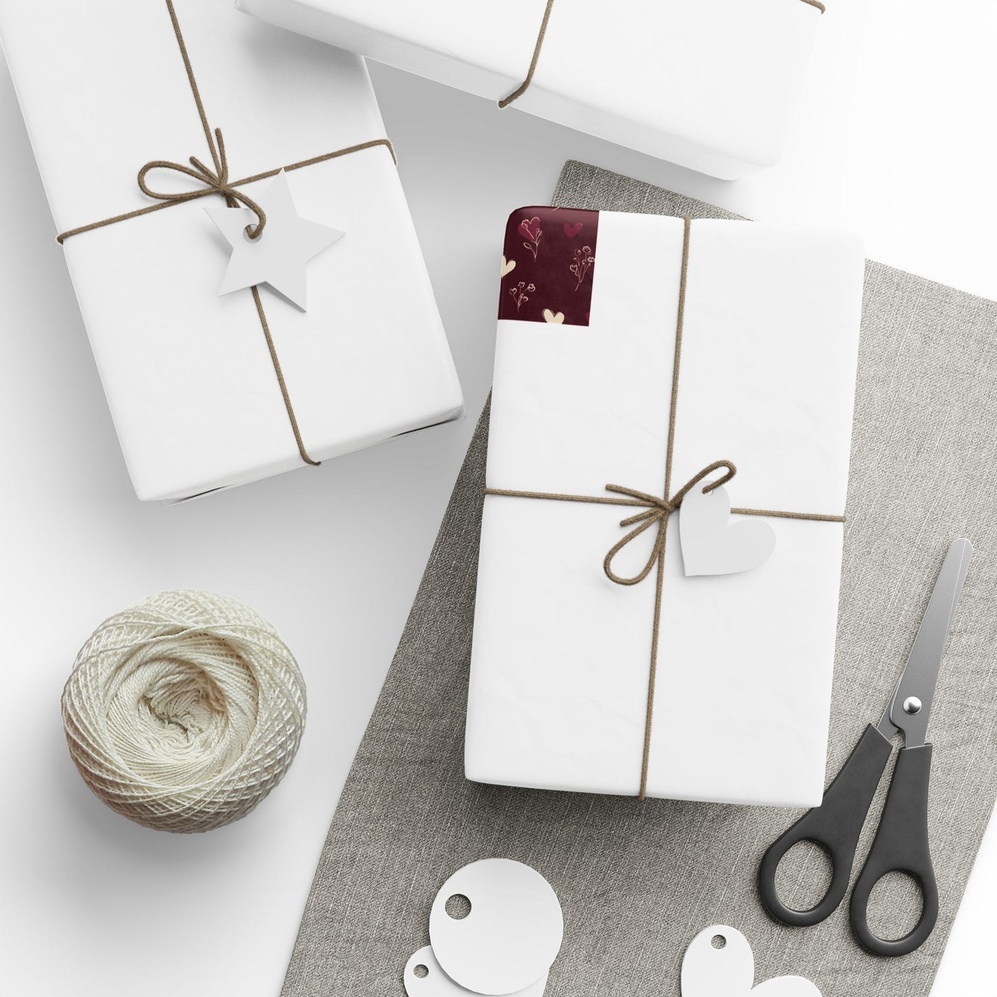 Holiday Valentine Wrapping Paper — Valentine's Pattern