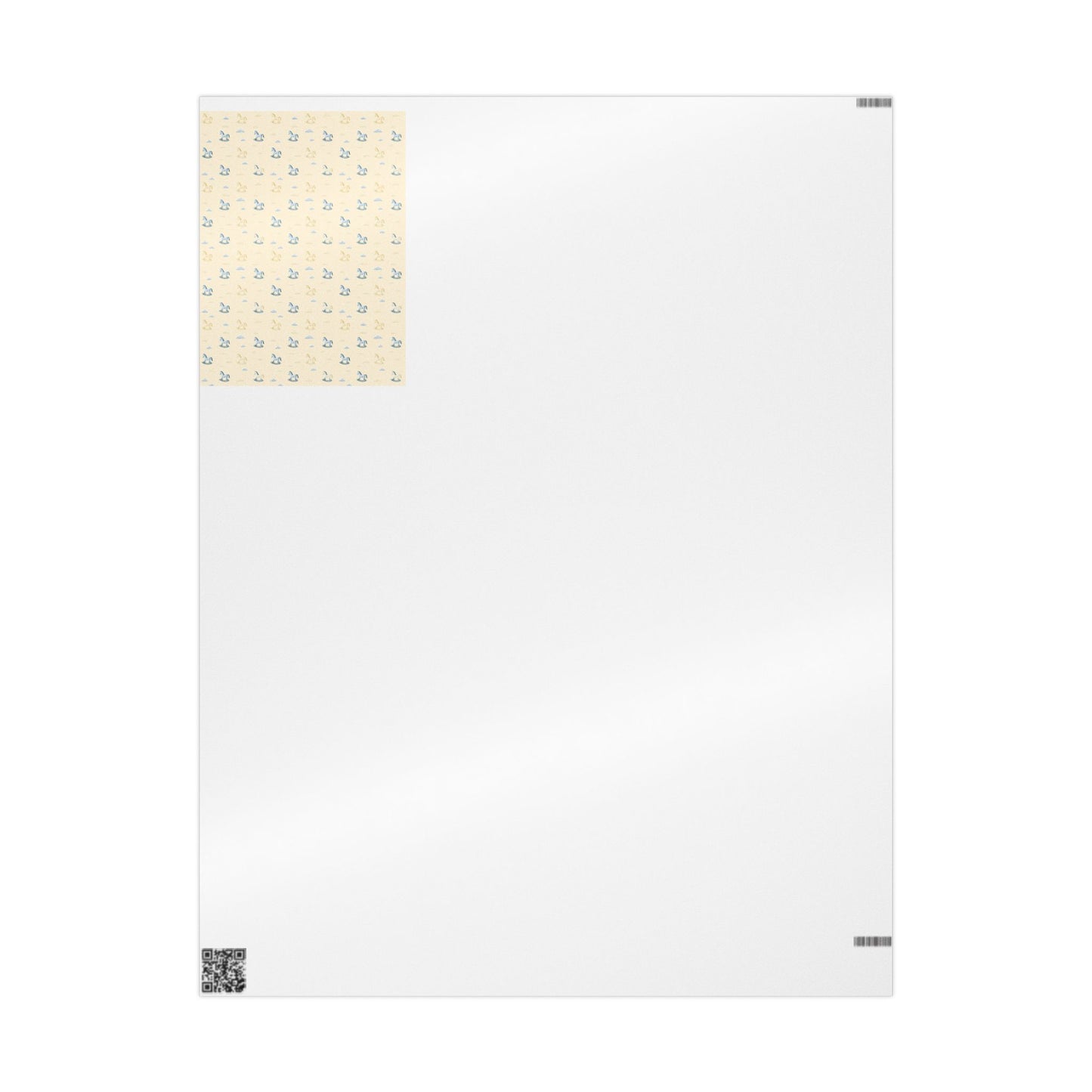 Baby Shower Gift Wrap | Moons, Clouds & Rocking Horses | All-Season Wrapping Paper