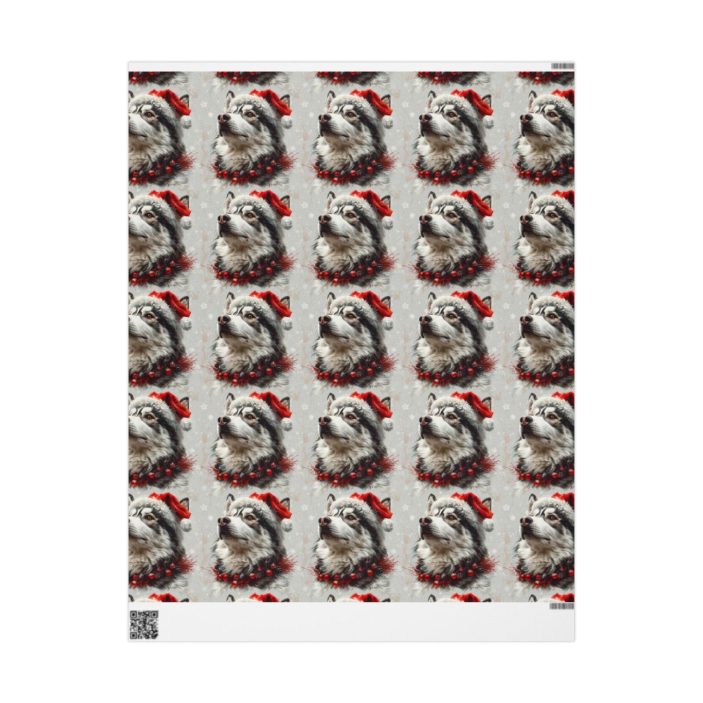 Husky Santa Wrapping Papers