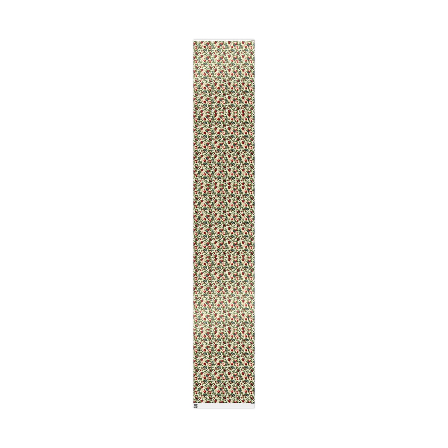 Festive Floral Wrapping Paper for Holidays and Celebrations