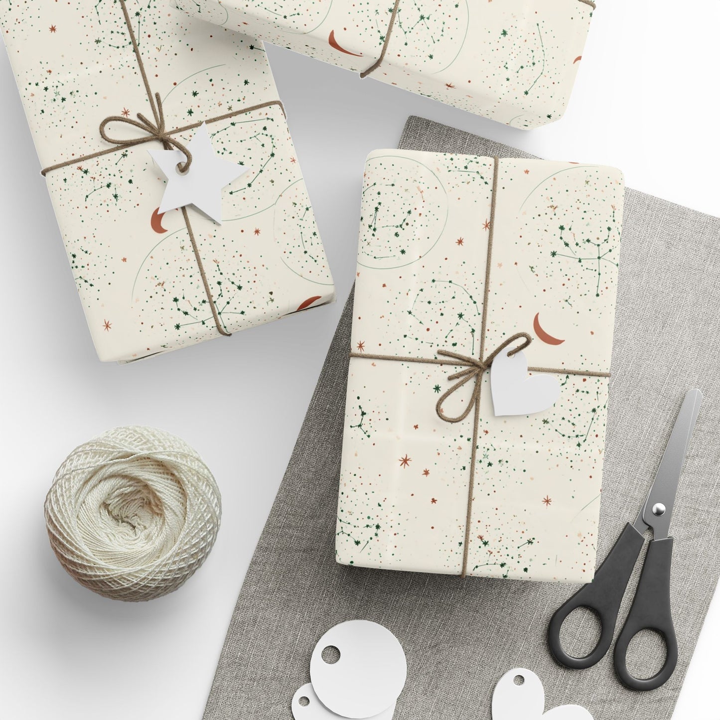 Soft Constellation Map Wrapping Paper
