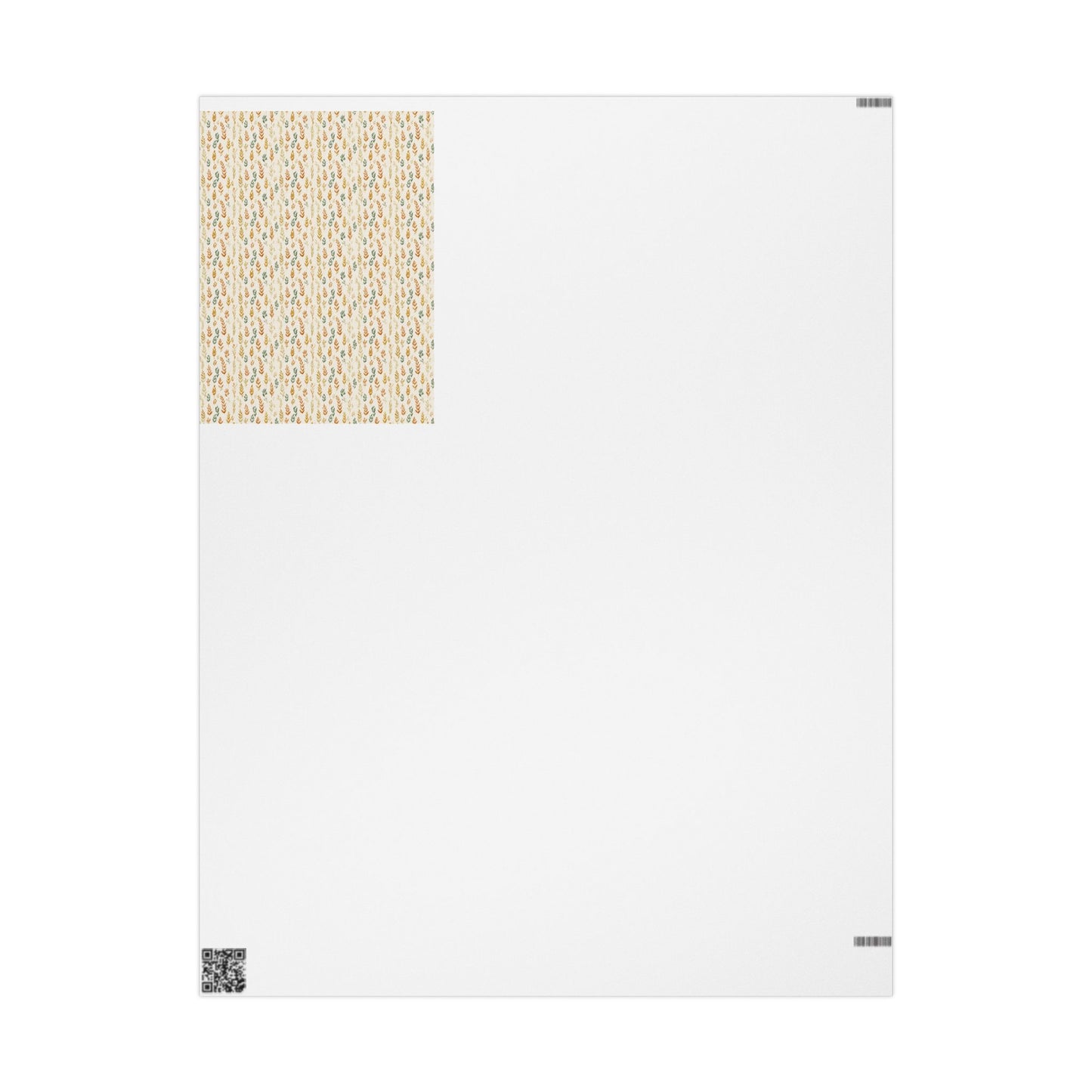 Fall Botanical Wrapping Paper — Autumn Study No. 006
