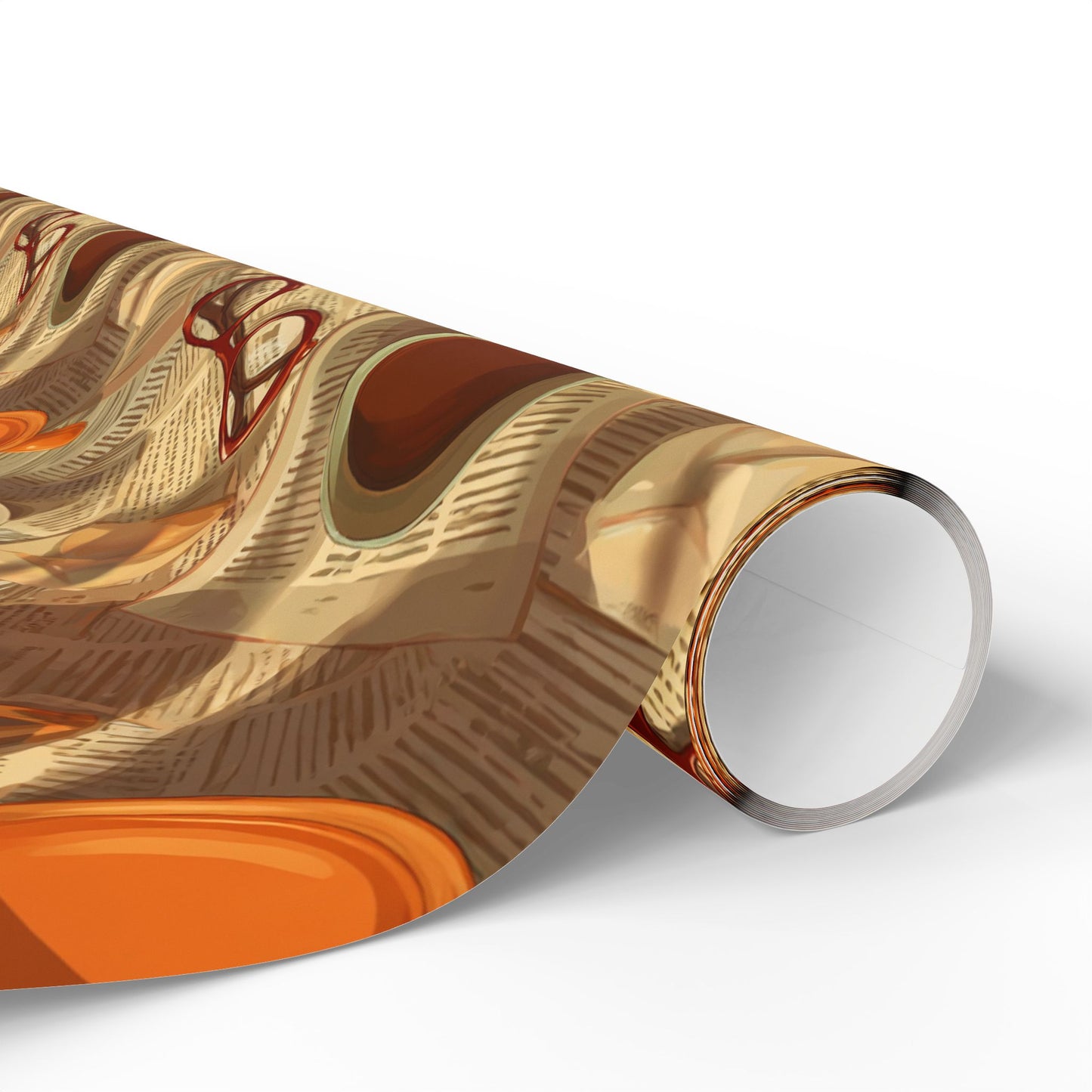 Newspaper Typography Pattern Wrapping Paper — Edition No. 002