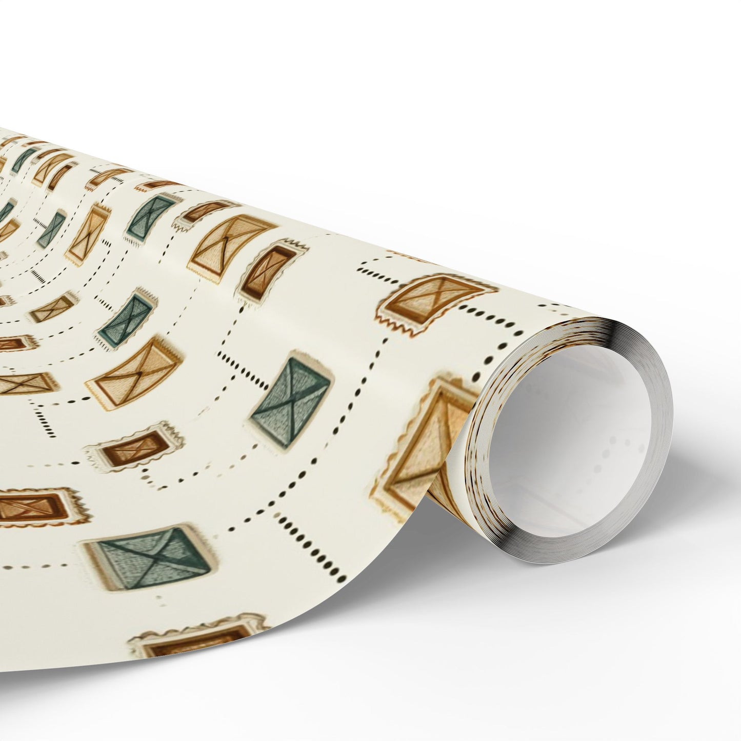 Vintage Postal System Wrapping Paper