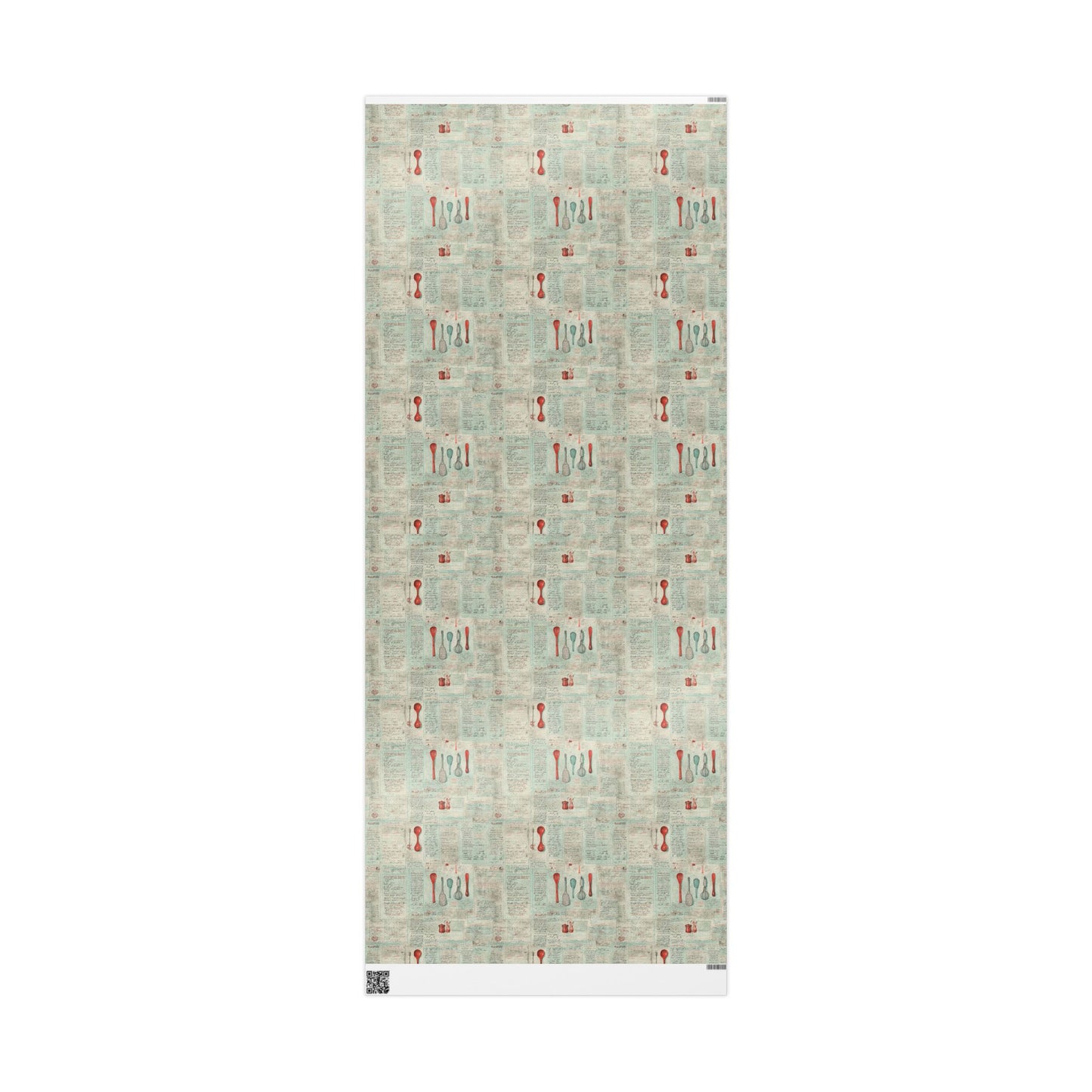 Retro Diner Pattern Wrapping Paper — Menu No. 003
