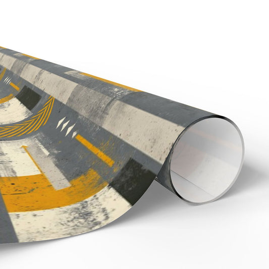 Airport & Runway Pattern Wrapping Paper — Directional No. 001