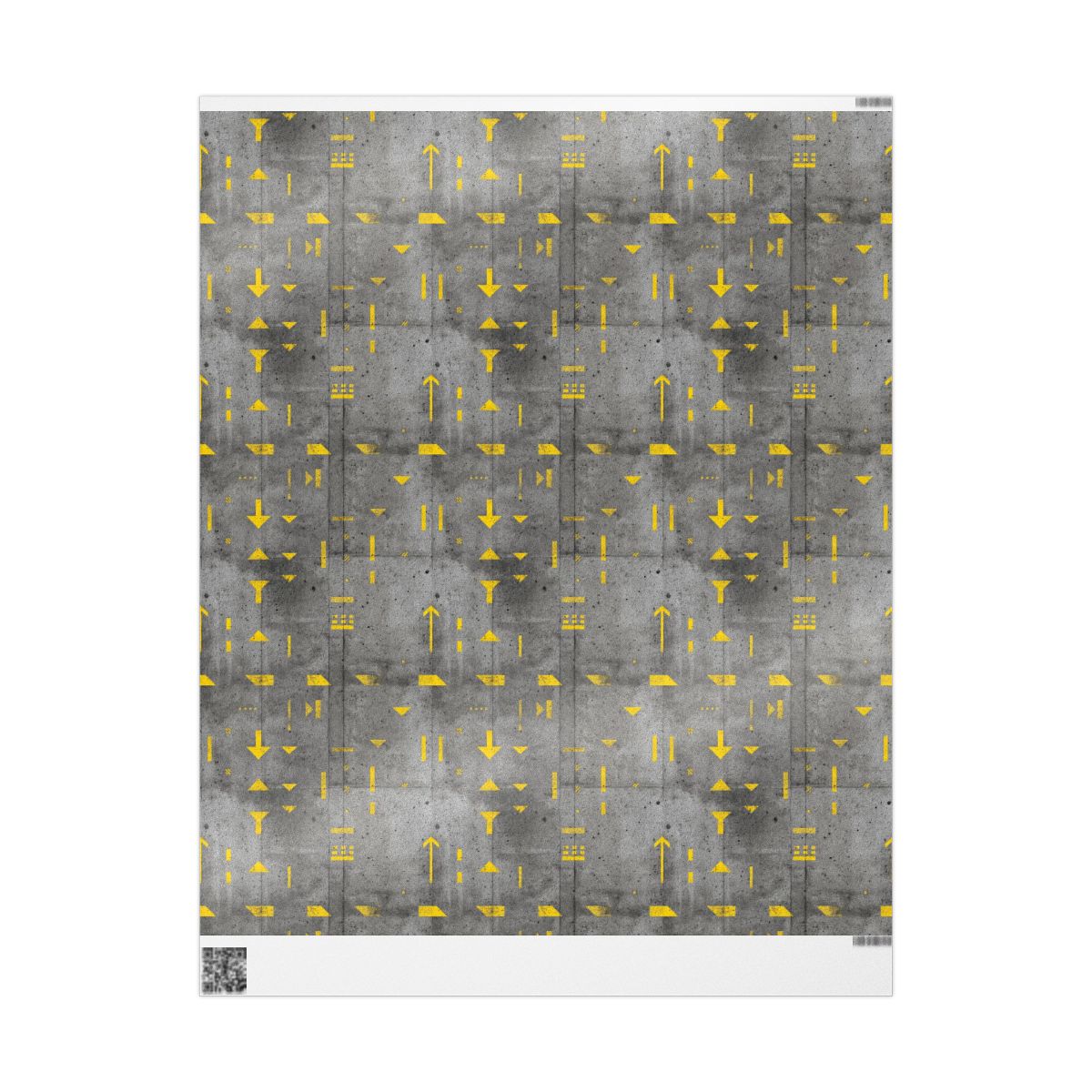 Airport & Runway Pattern Wrapping Paper — Directional No. 004