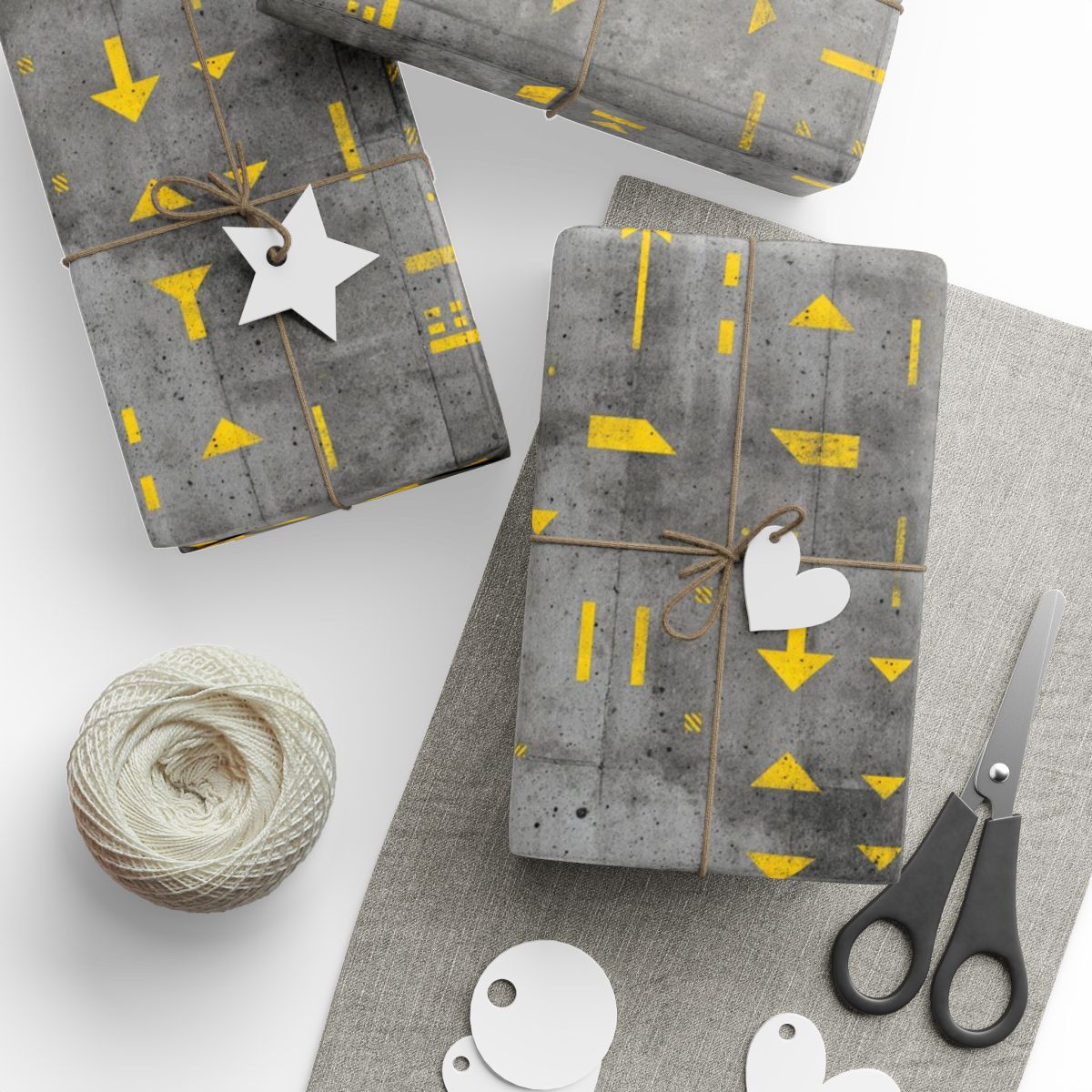 Airport & Runway Pattern Wrapping Paper — Directional No. 004