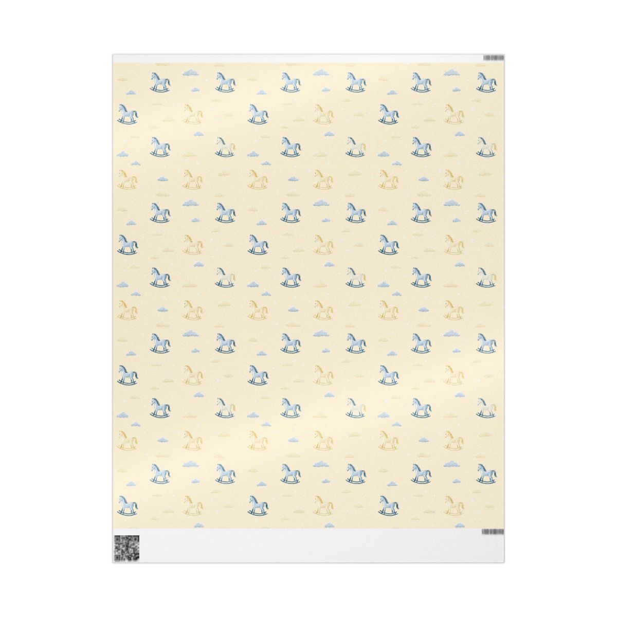 All-Season Baby Wrapping Paper — Baby-themed Pattern