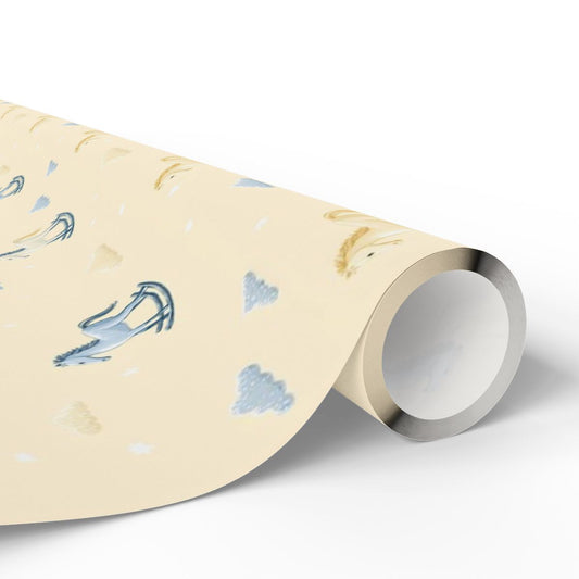 All-Season Baby Wrapping Paper — Baby-themed Pattern