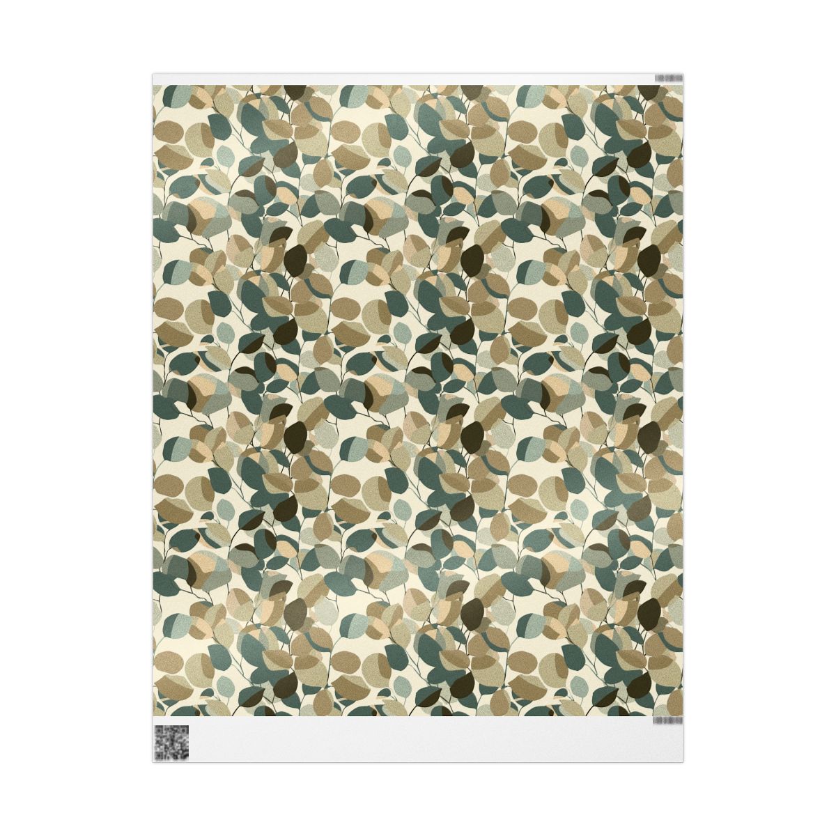 All-Season Botanical Wrapping Paper — Botanical Pattern