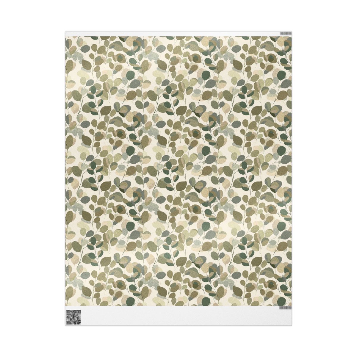 All-Season Botanical Wrapping Paper — Botanical Pattern