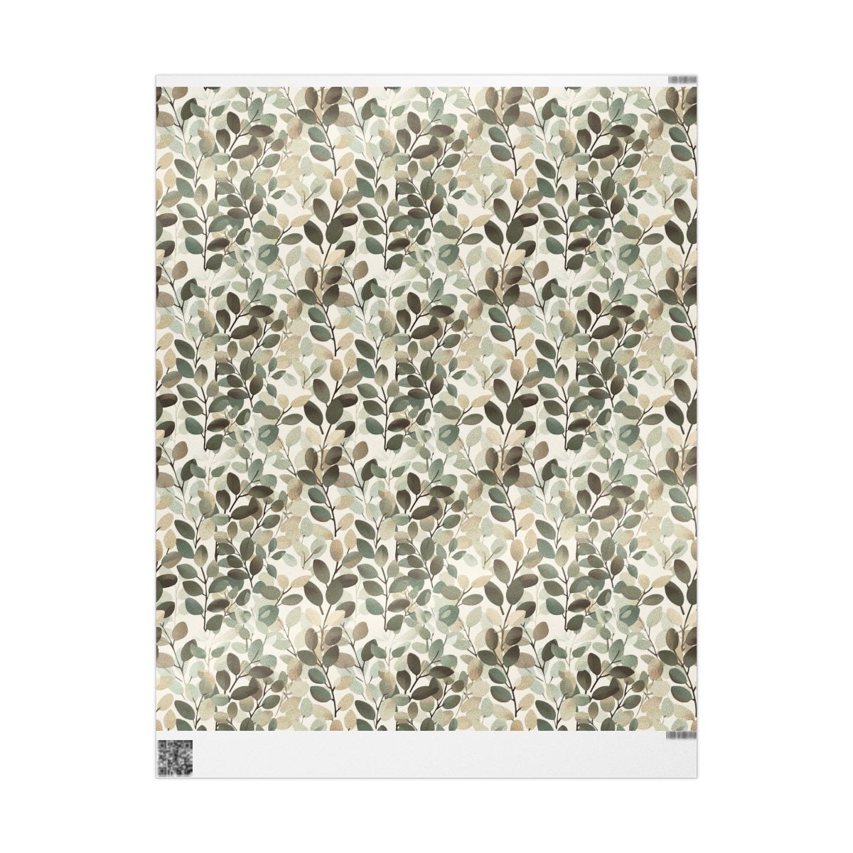 All-Season Botanical Wrapping Paper — Botanical Pattern