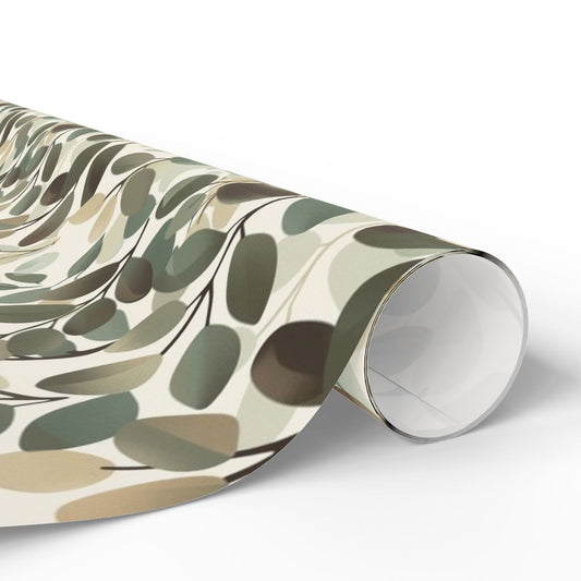All-Season Botanical Wrapping Paper — Botanical Pattern