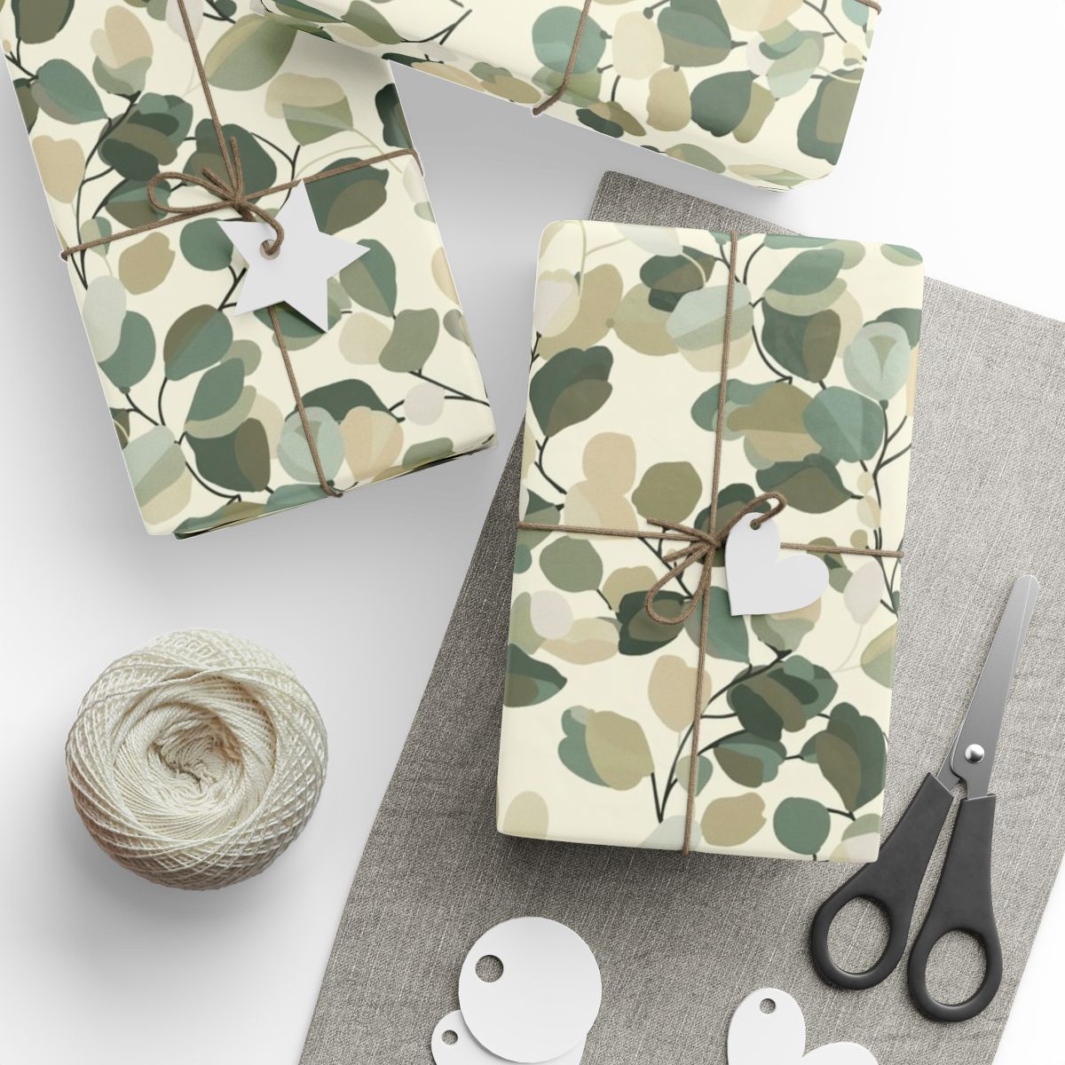 All-Season Botanical Wrapping Paper — Botanical Pattern