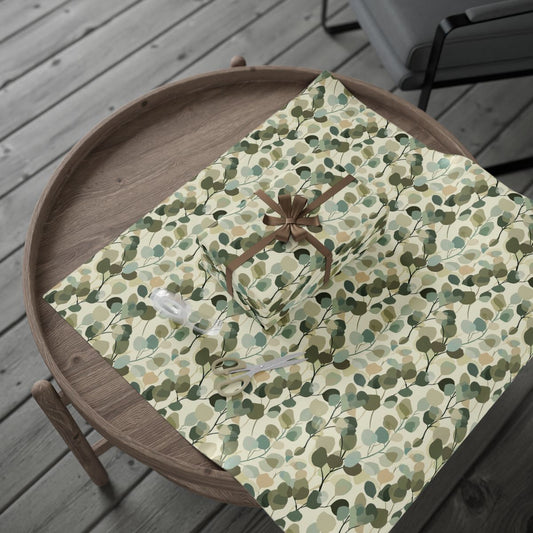 All-Season Botanical Wrapping Paper — Botanical Pattern