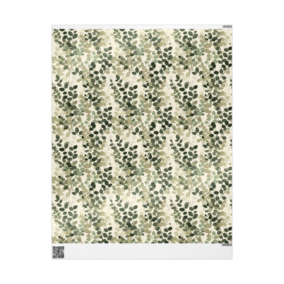 All-Season Botanical Wrapping Paper — Botanical Pattern