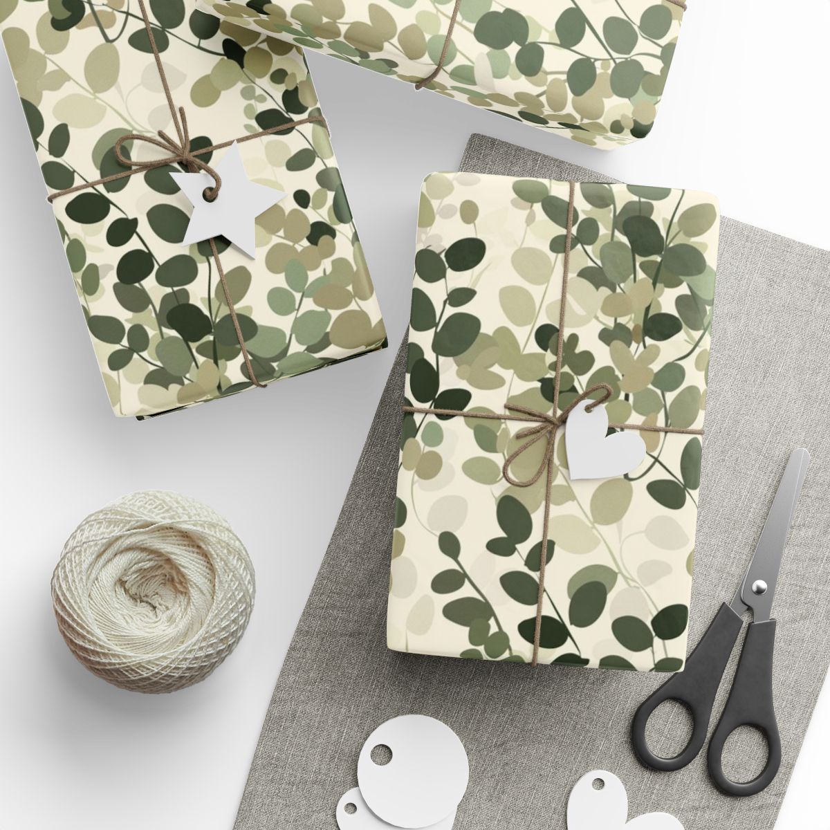 All-Season Botanical Wrapping Paper — Botanical Pattern