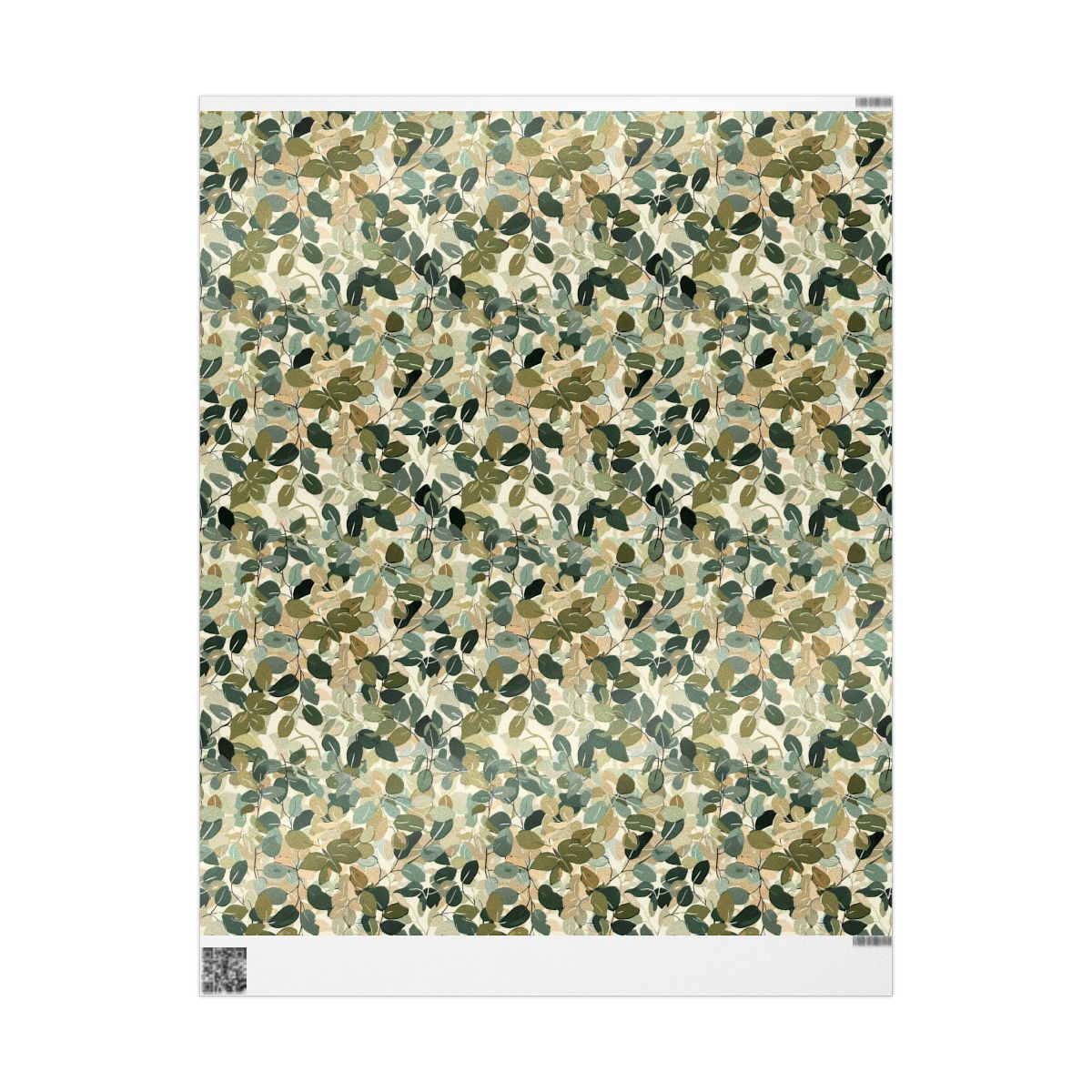 All-Season Botanical Wrapping Paper — Botanical Pattern