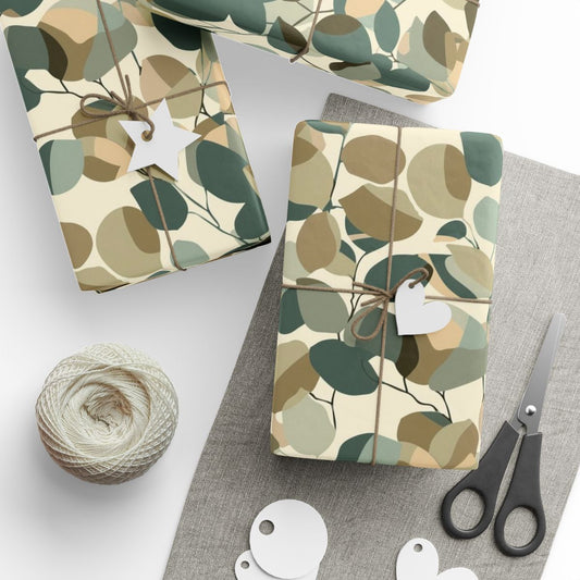 All-Season Botanical Wrapping Paper — Botanical Pattern
