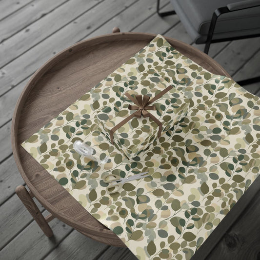 All-Season Botanical Wrapping Paper — Botanical Pattern