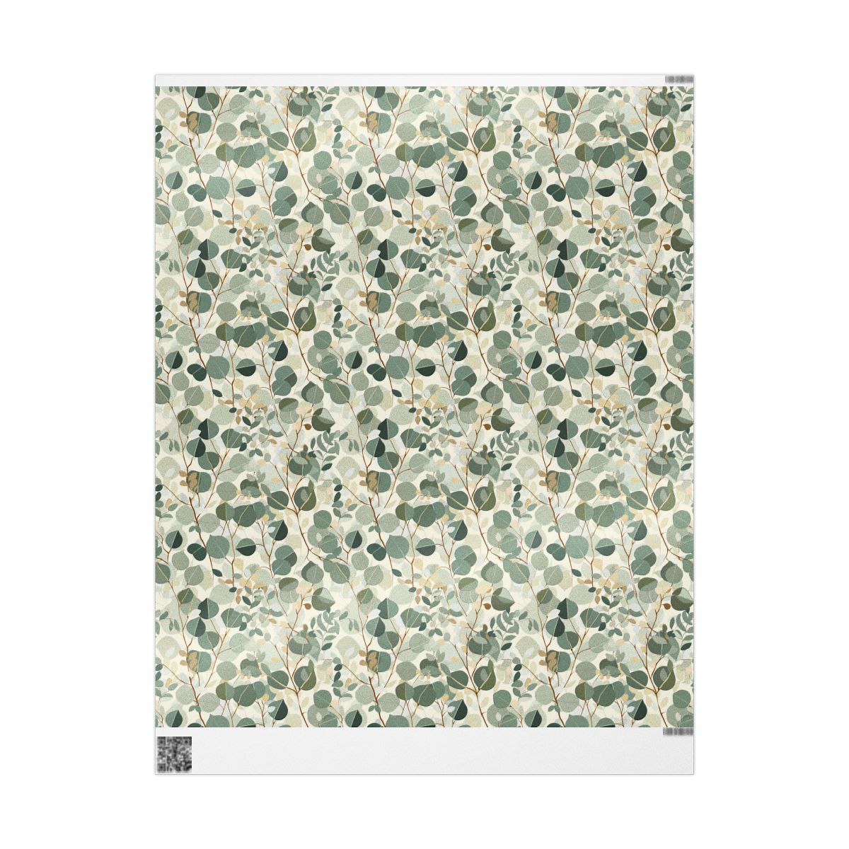 All-Season Botanical Wrapping Paper — Botanical Pattern
