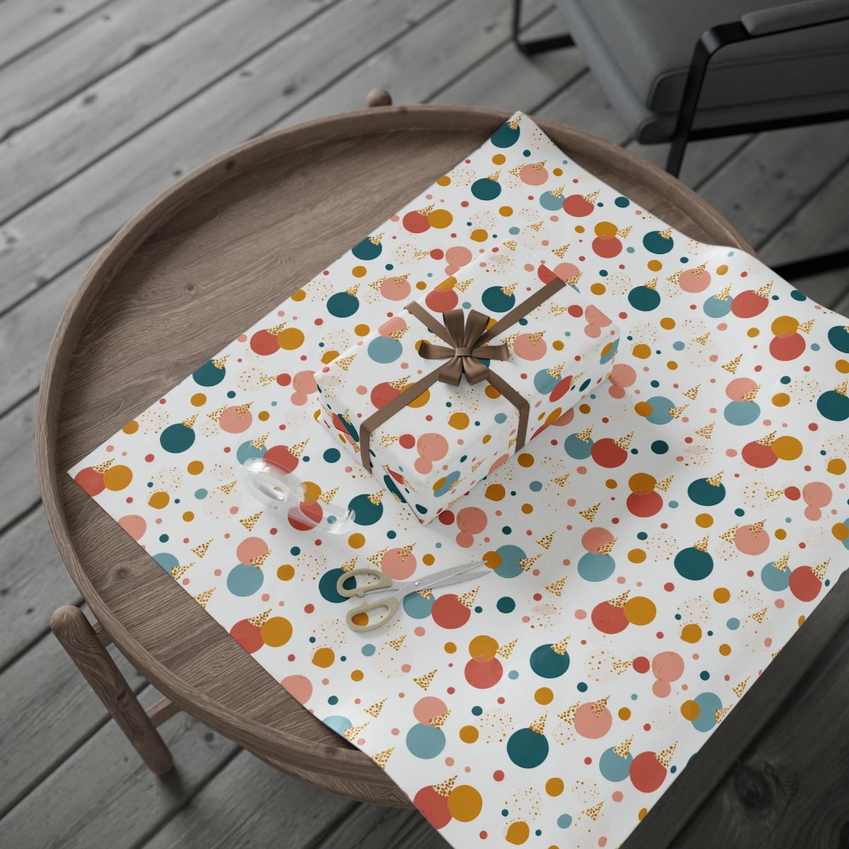 All-Season Celebration Wrapping Paper — Celebration Pattern