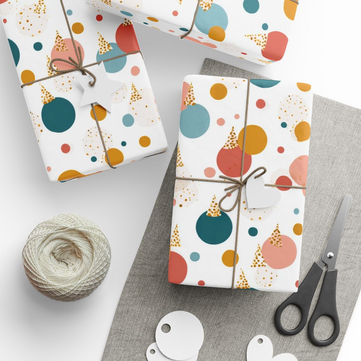 All-Season Celebration Wrapping Paper — Celebration Pattern