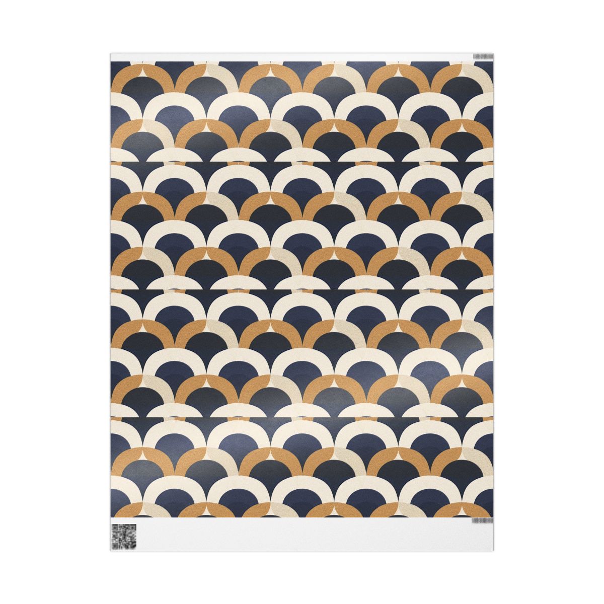 All-Season Geometric Wrapping Paper — Geometric Pattern