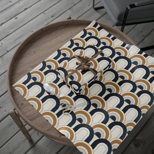 All-Season Geometric Wrapping Paper — Geometric Pattern