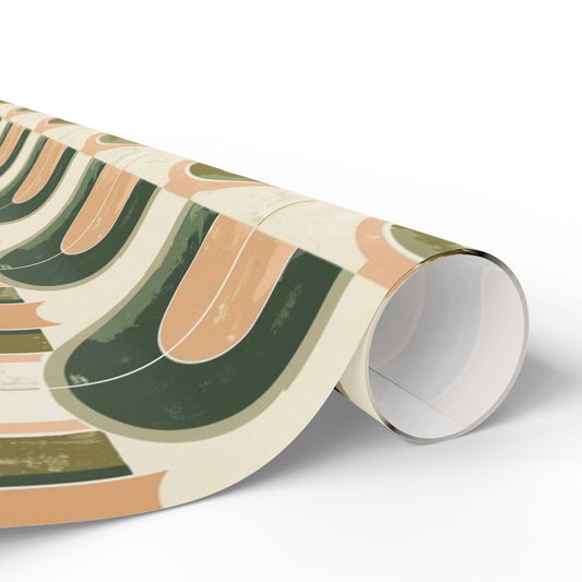 All-Season Geometric Wrapping Paper — Geometric Pattern