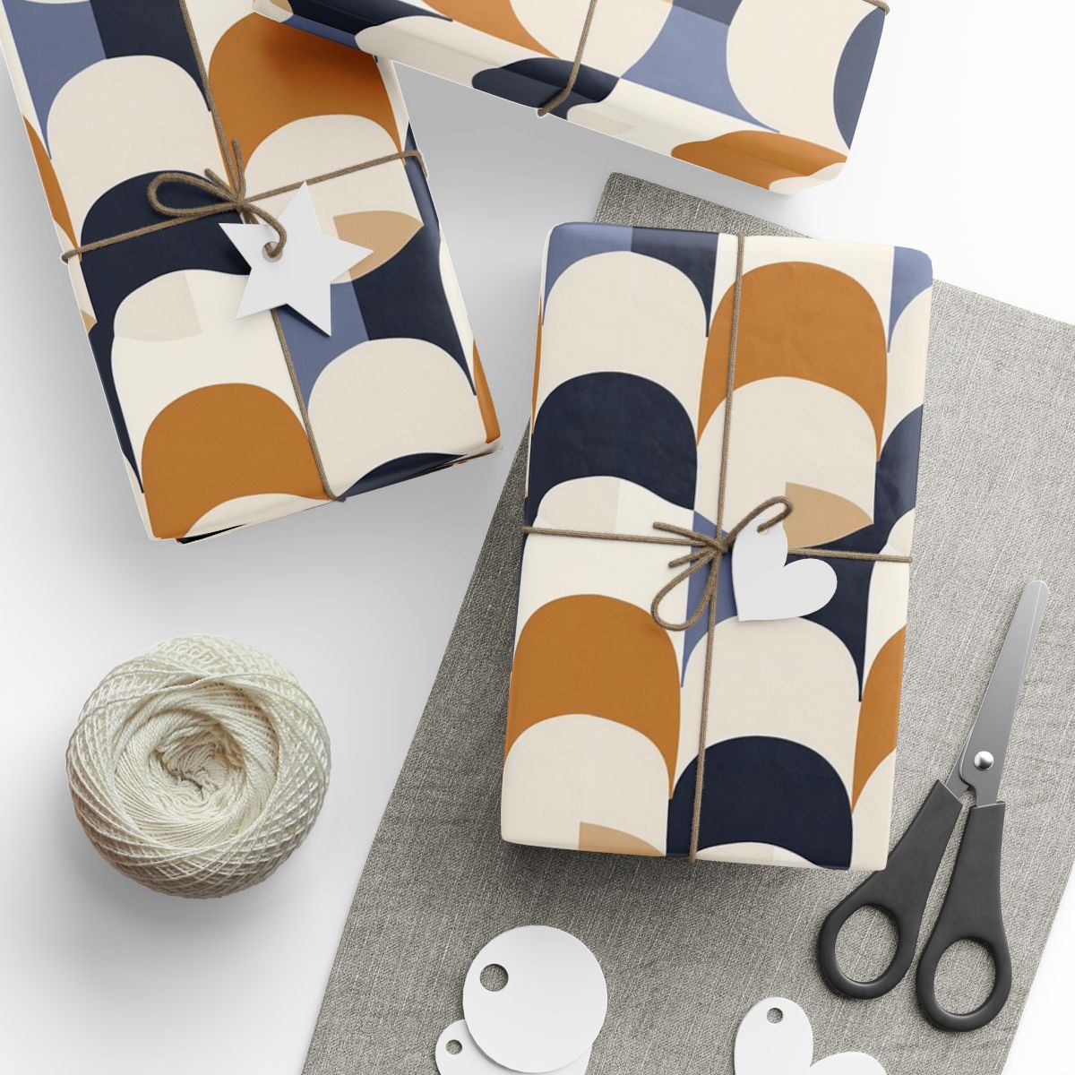 All-Season Geometric Wrapping Paper — Geometric Pattern