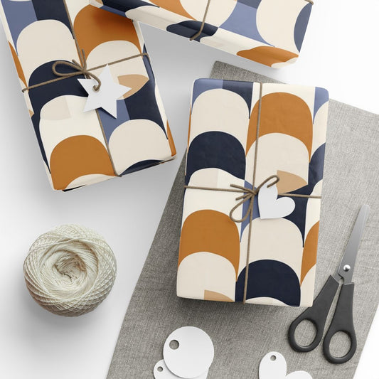 All-Season Geometric Wrapping Paper — Geometric Pattern